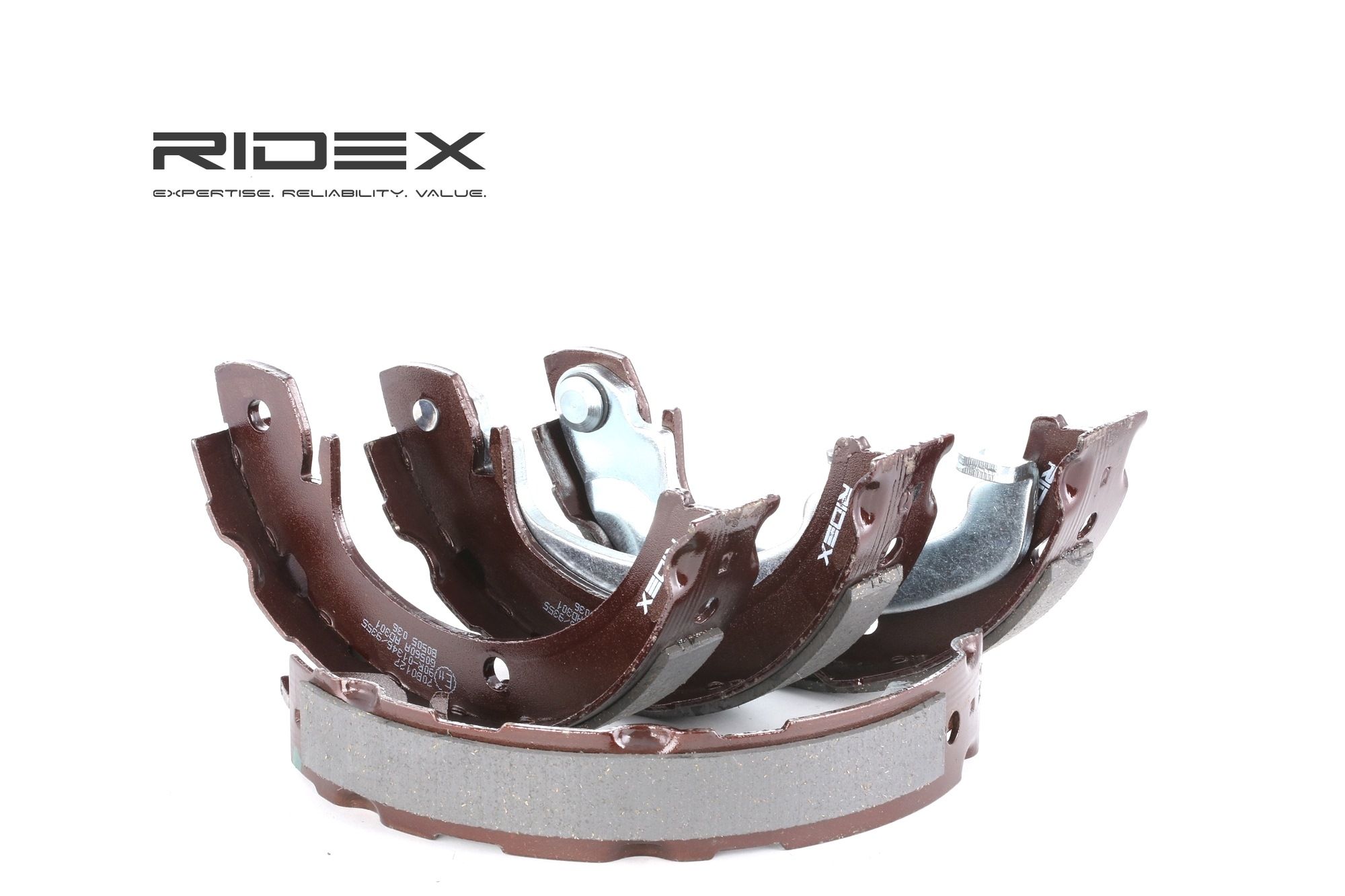 RIDEX: Original Bremsbeläge für Trommelbremsen 70B0127 (Breite: 32mm)