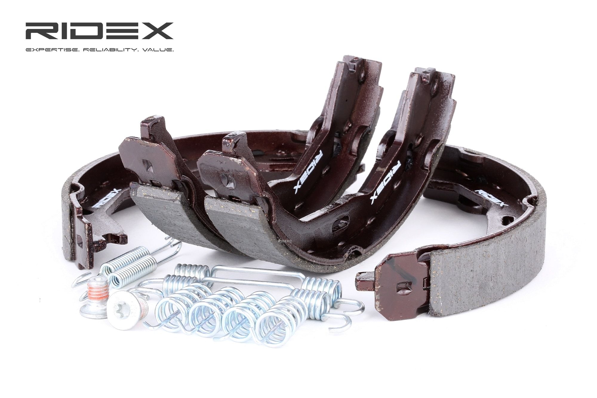RIDEX 1419B0019 Handbrake shoes Mercedes C207 E 200 2.0 184 hp Petrol 2016 price