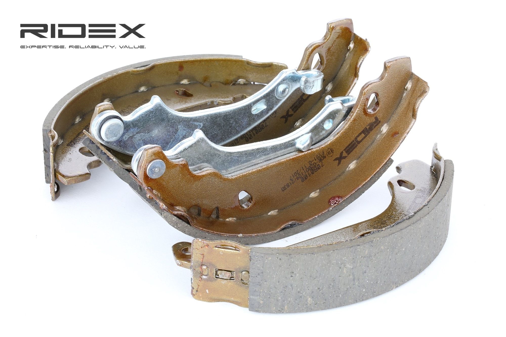 Bremsklötze für Trommelbremse Peugeot in Original Qualität RIDEX 70B0100