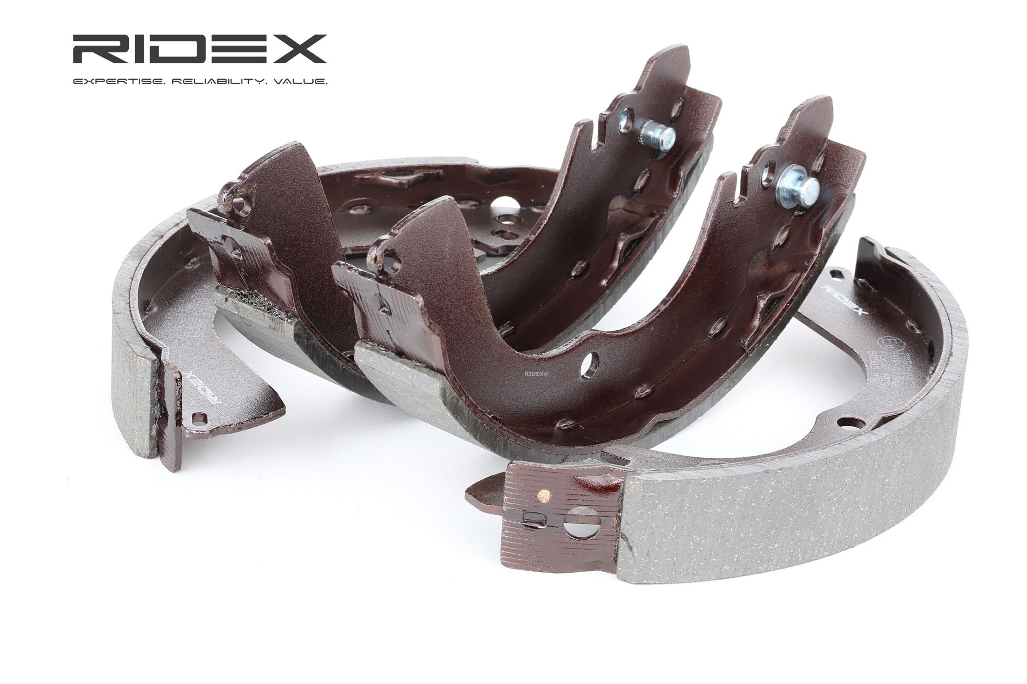 RIDEX 70B0102 Brake Shoe Set Rear Axle, Ø: 228,6 x 32 mm
