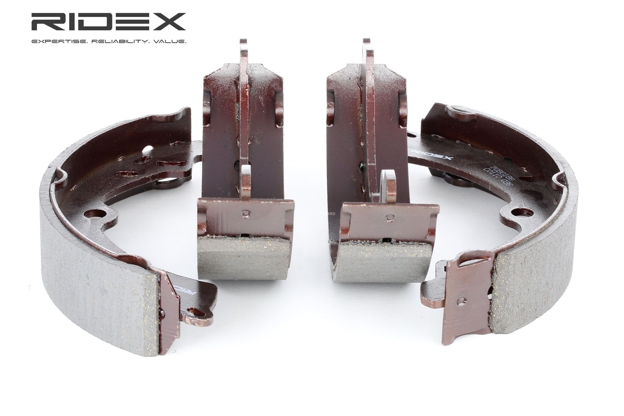 RIDEX: Original Bremsbeläge für Trommelbremsen 70B0186 (Breite: 40mm)