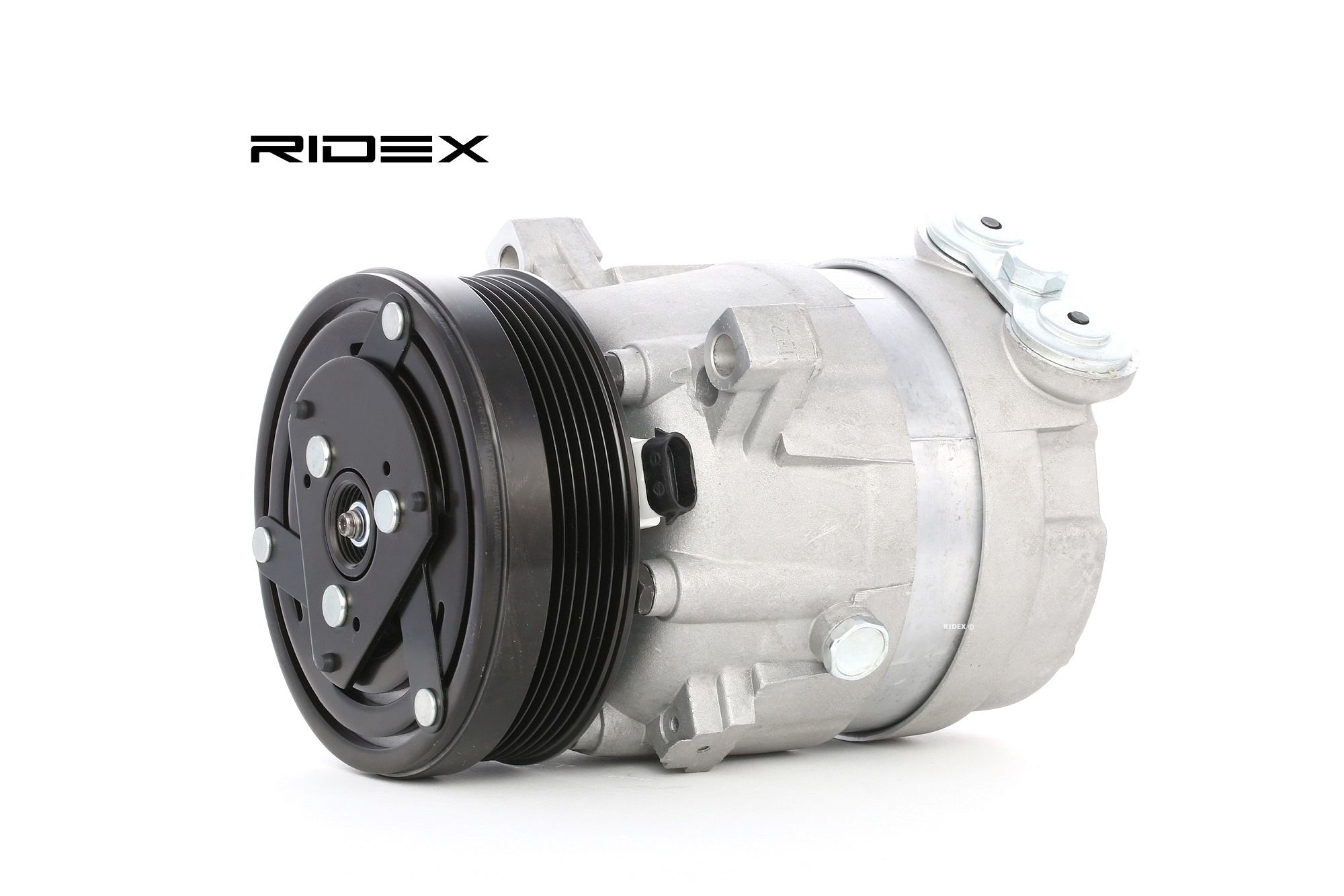 RIDEX V5, PAG 100, R 134a, with PAG compressor oil Belt Pulley Ø: 125mm, Number of grooves: 6 AC compressor 447K0123 buy