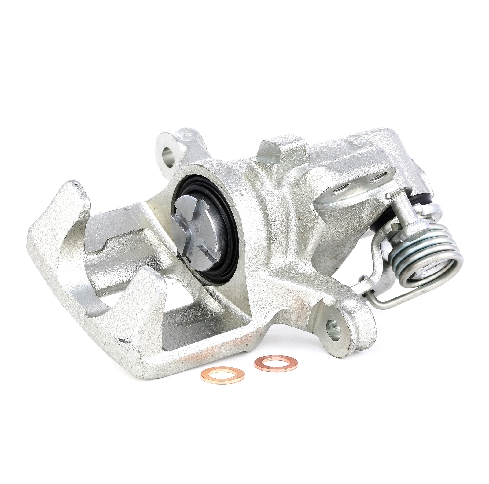 RIDEX 78B0126 Brake caliper Grey Cast Iron, 110mm, Rear Axle Left, behind the axle, without holder