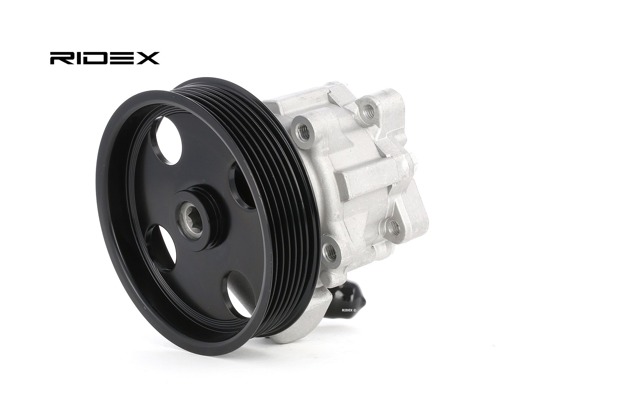 RIDEX 12H0048 Power steering pump Hydraulic, Number of ribs: 7, Belt Pulley Ø: 120 mm, for left-hand/right-hand drive vehicles