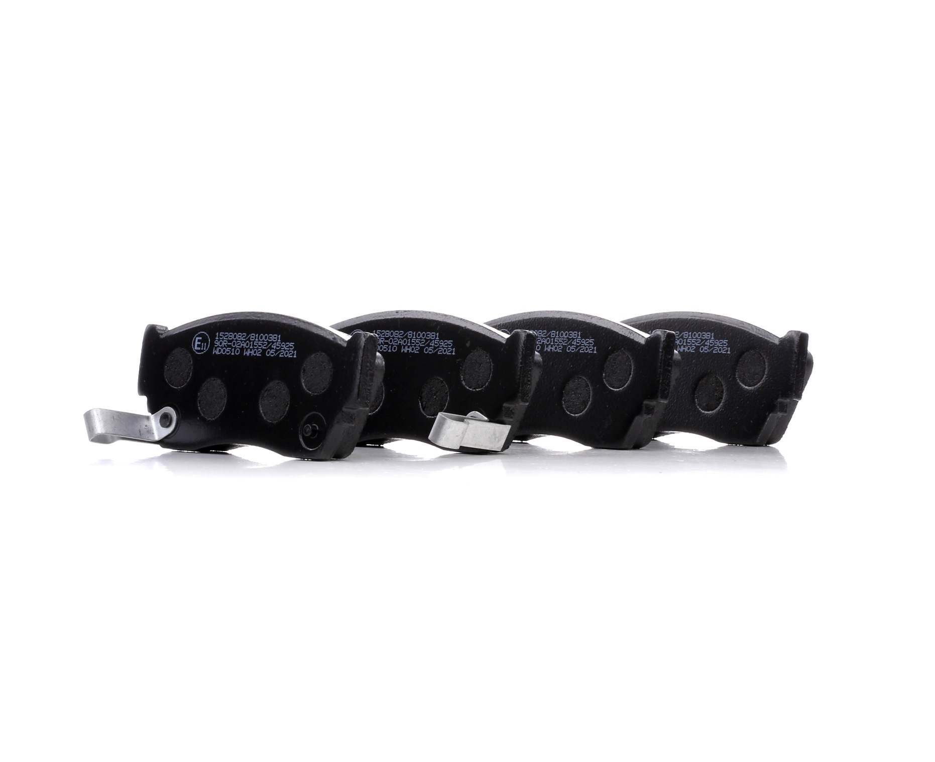 Buy Brake pad set RIDEX 402B0998 - Tuning parts NISSAN 100 NX online
