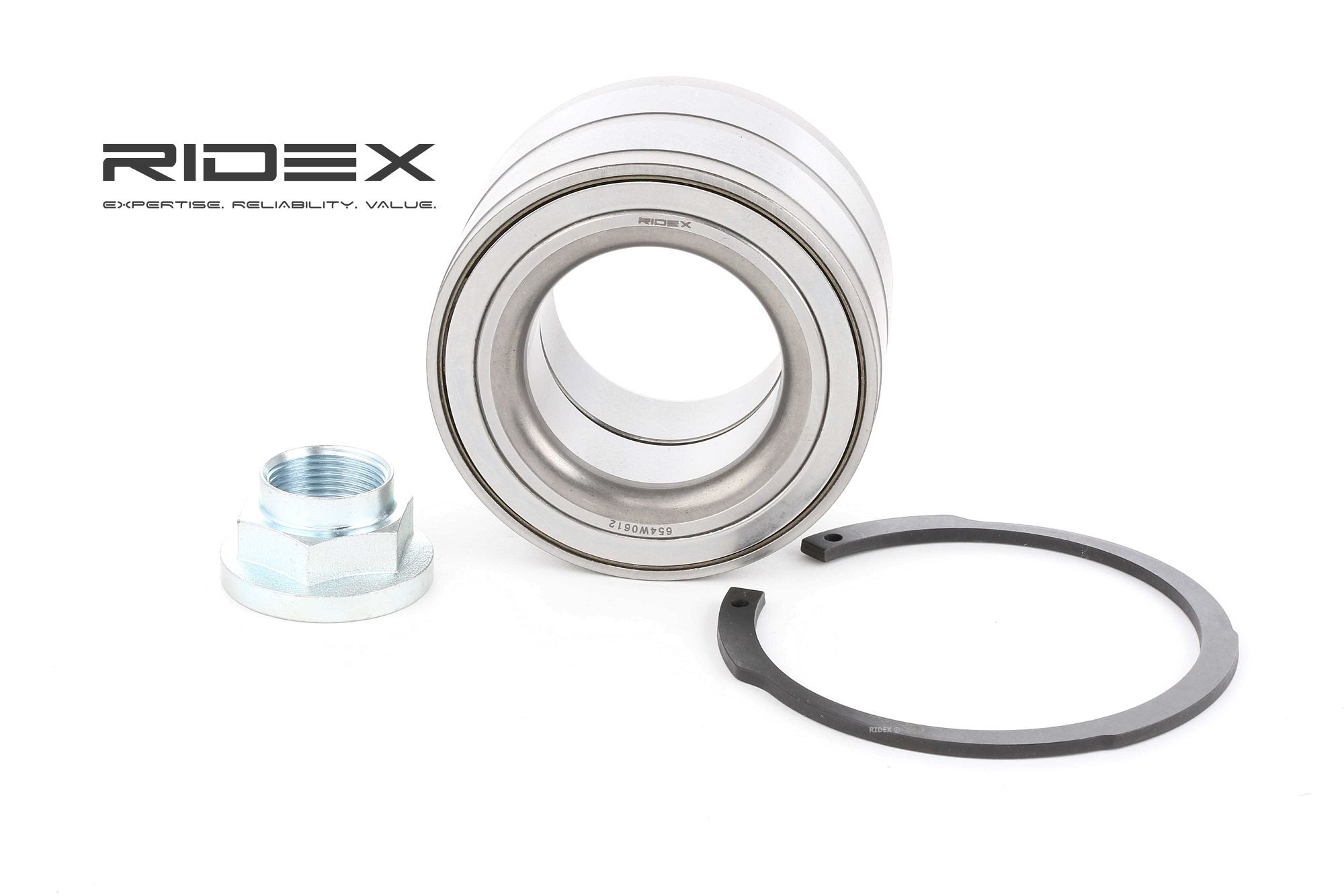 Buy Wheel Bearing Kit RIDEX 654W0612 - LAND ROVER Bearings parts online