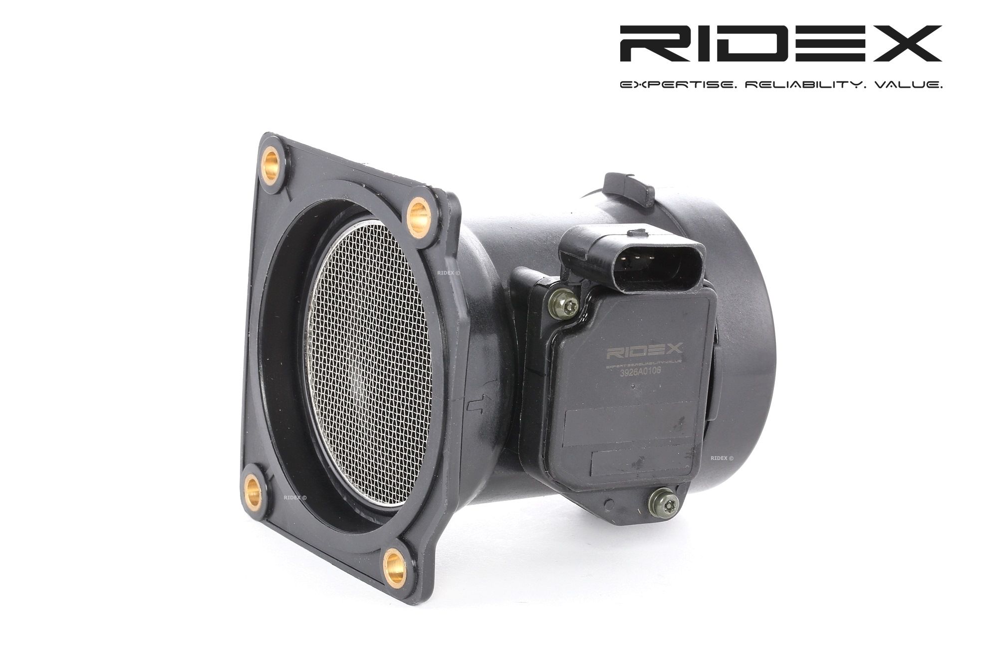 RIDEX 3926A0106 Mass air flow sensor with housing