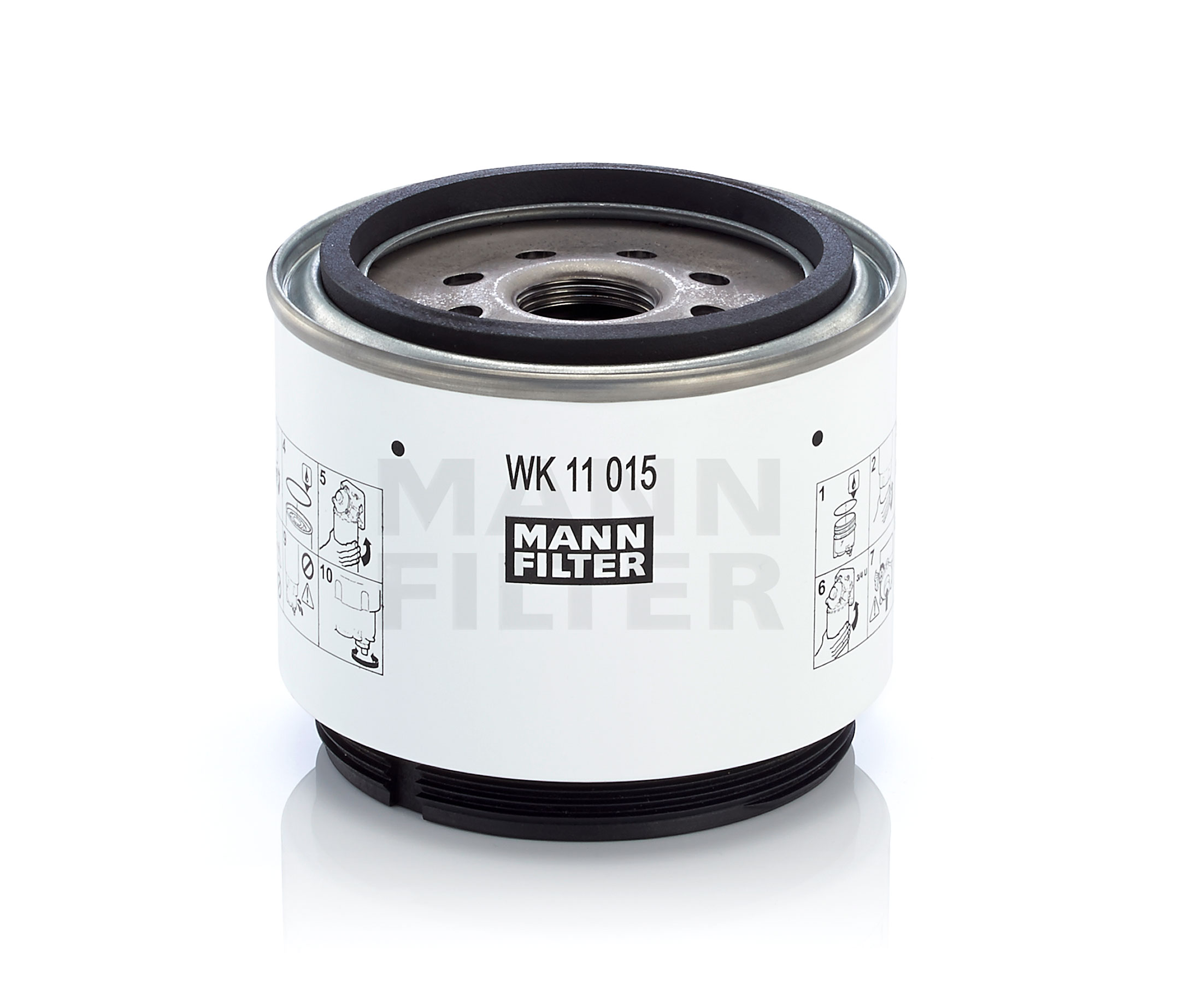 MANN-FILTER mit Dichtung Höhe: 89mm Kraftstofffilter WK 11 015 x kaufen
