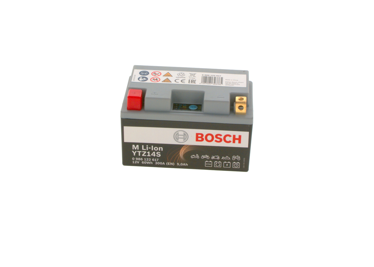 BOSCH 0 986 122 617 Battery 12V 5Ah 300A B00 Li-Ion Battery