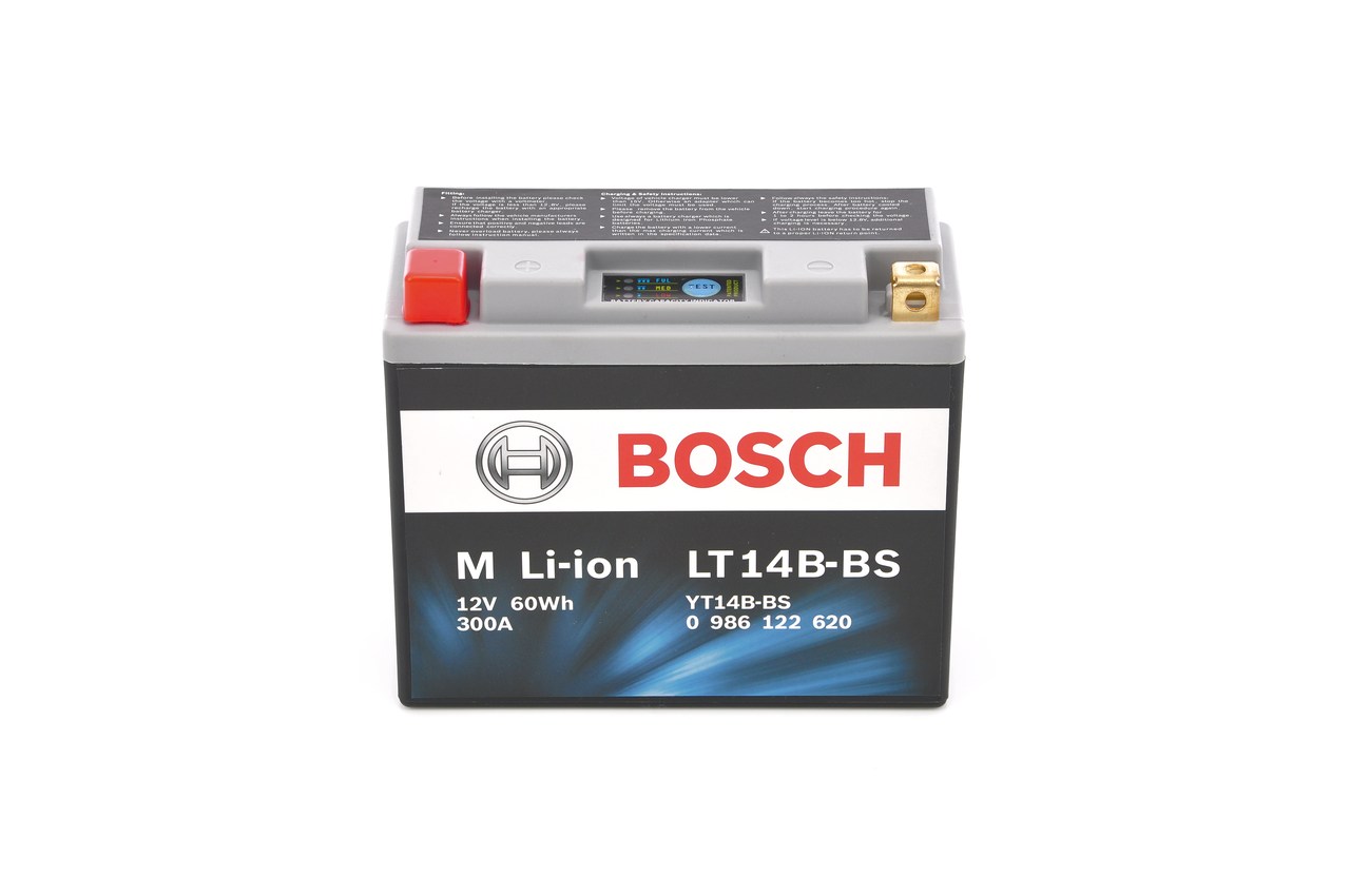 Motorrad BOSCH 12V 5Ah 300A B00 Li-Ionen-Batterie Batterie 0 986 122 620 günstig kaufen