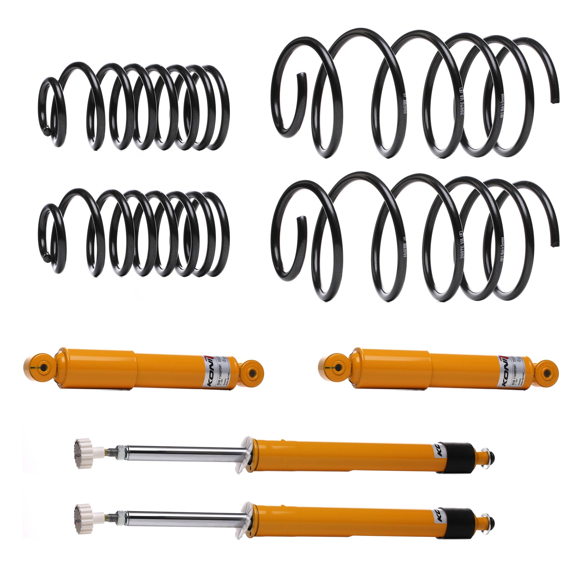 Original 1140-9761 KONI Suspension kit, coil springs / shock absorbers experience and price