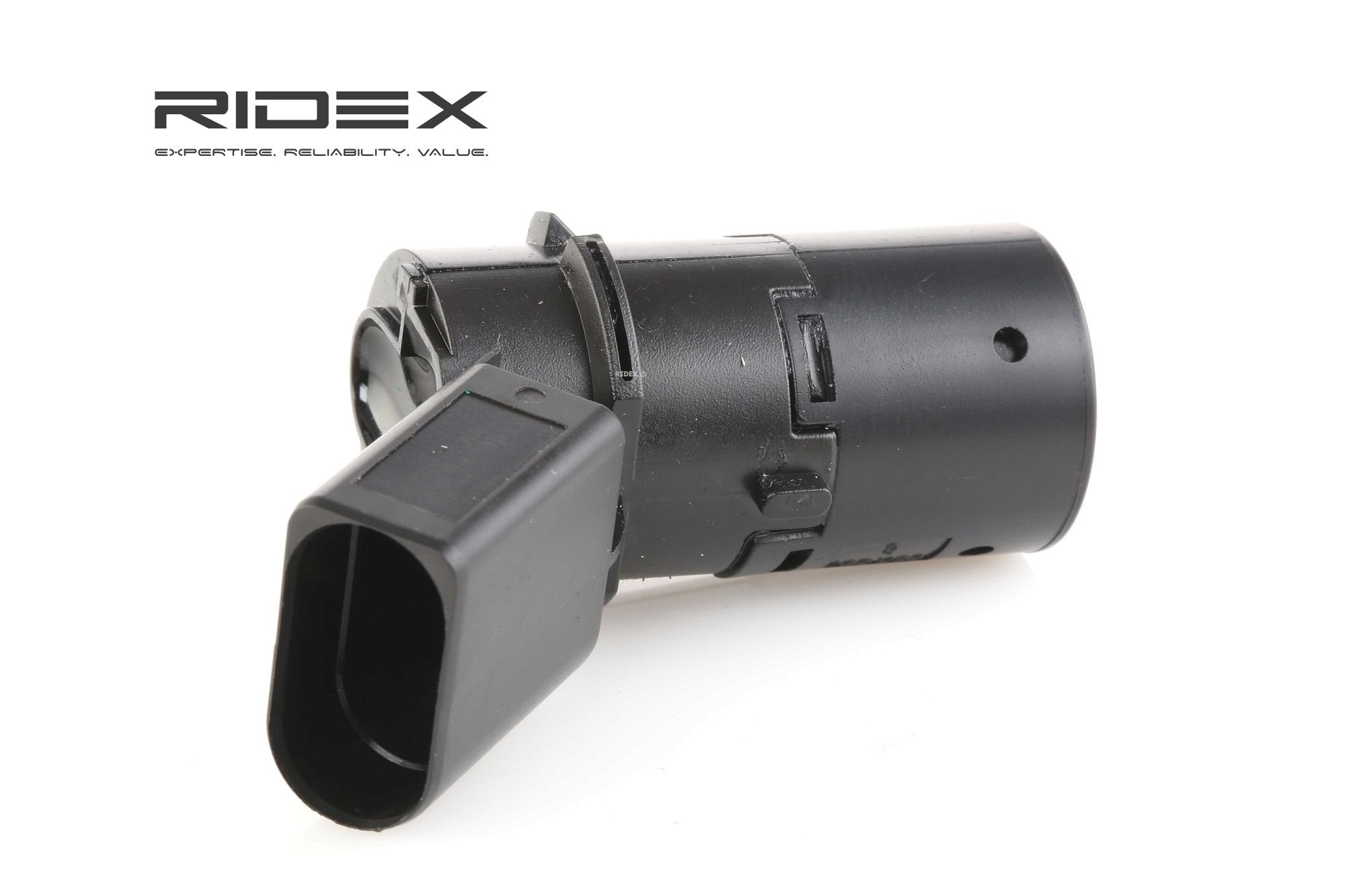 RIDEX 2412P0025 Parking sensor Front, black, Ultrasonic Sensor