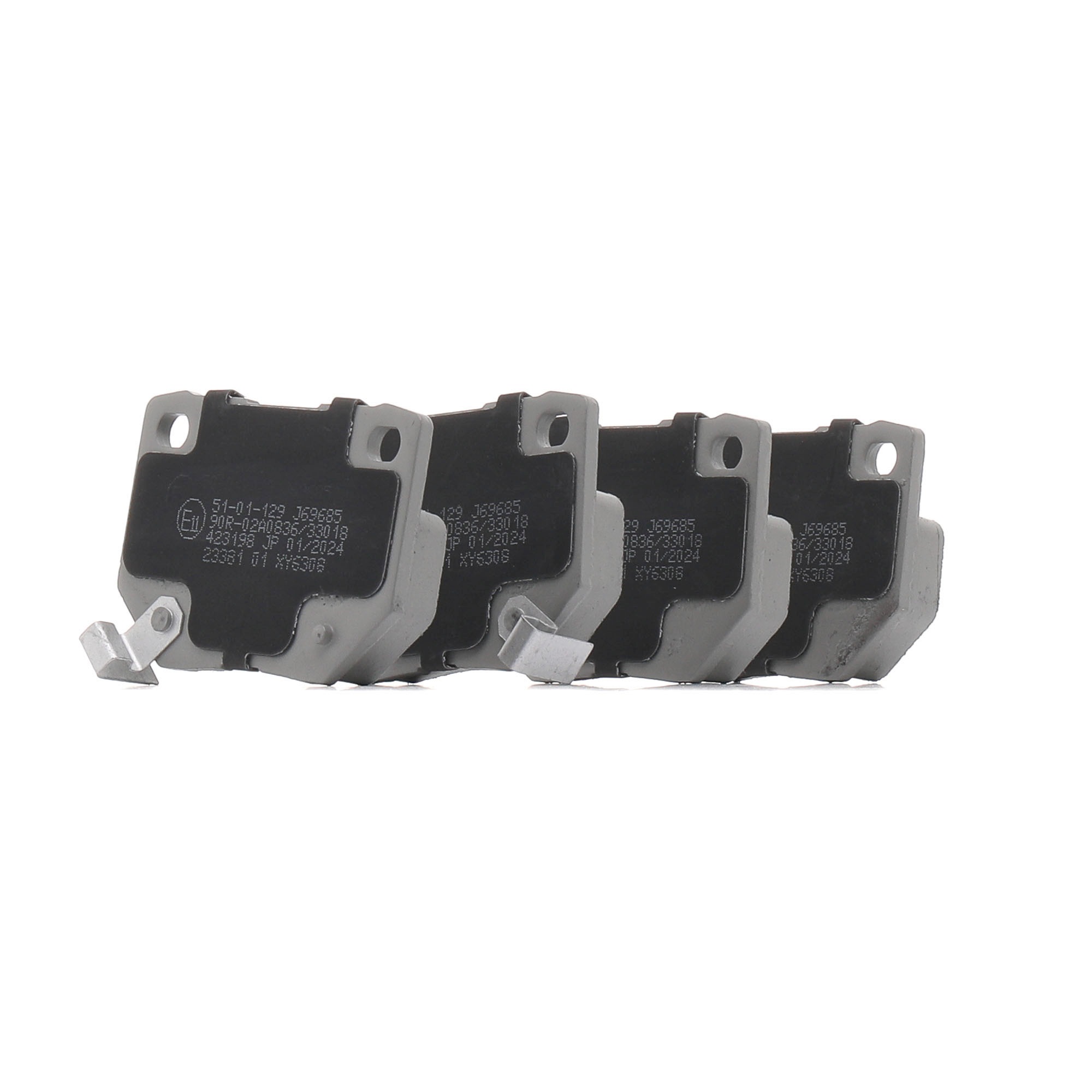ASHIKA 51-01-129 Brake pad set cheap in online store