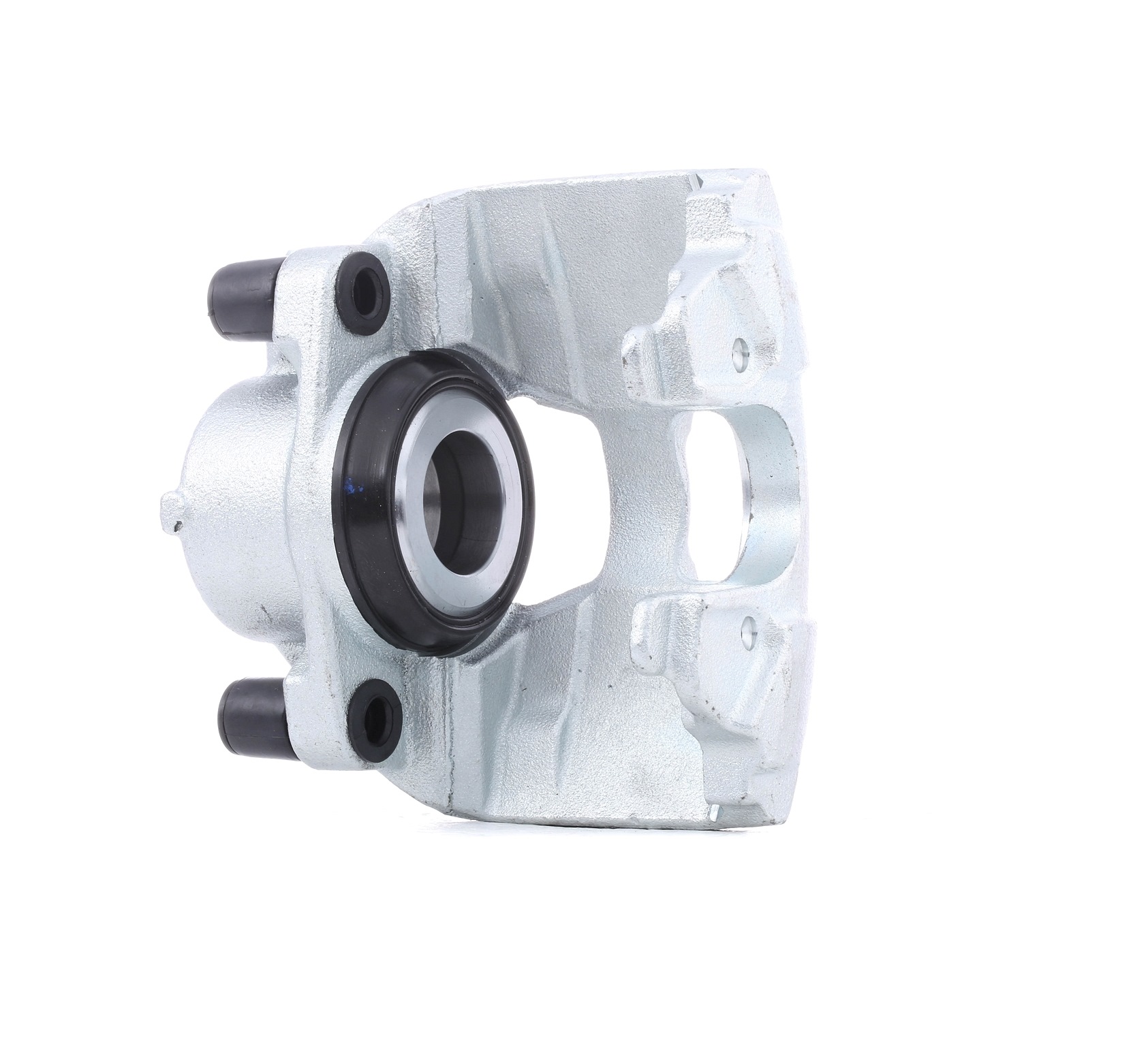 STARK SKBC-0460501 Brake caliper Aluminium/Grey Cast Iron, Front Axle Right, in front of axle, without holder