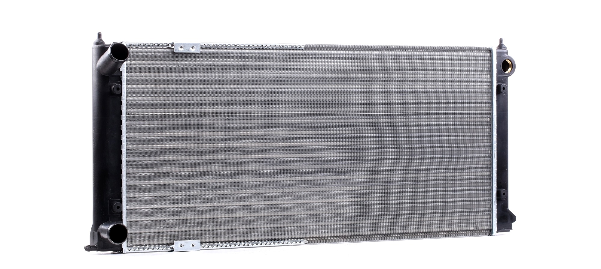 RIDEX 470R0150 Engine radiator 675 x 320 x 34 mm, Manual-/optional automatic transmission, Mechanically jointed cooling fins