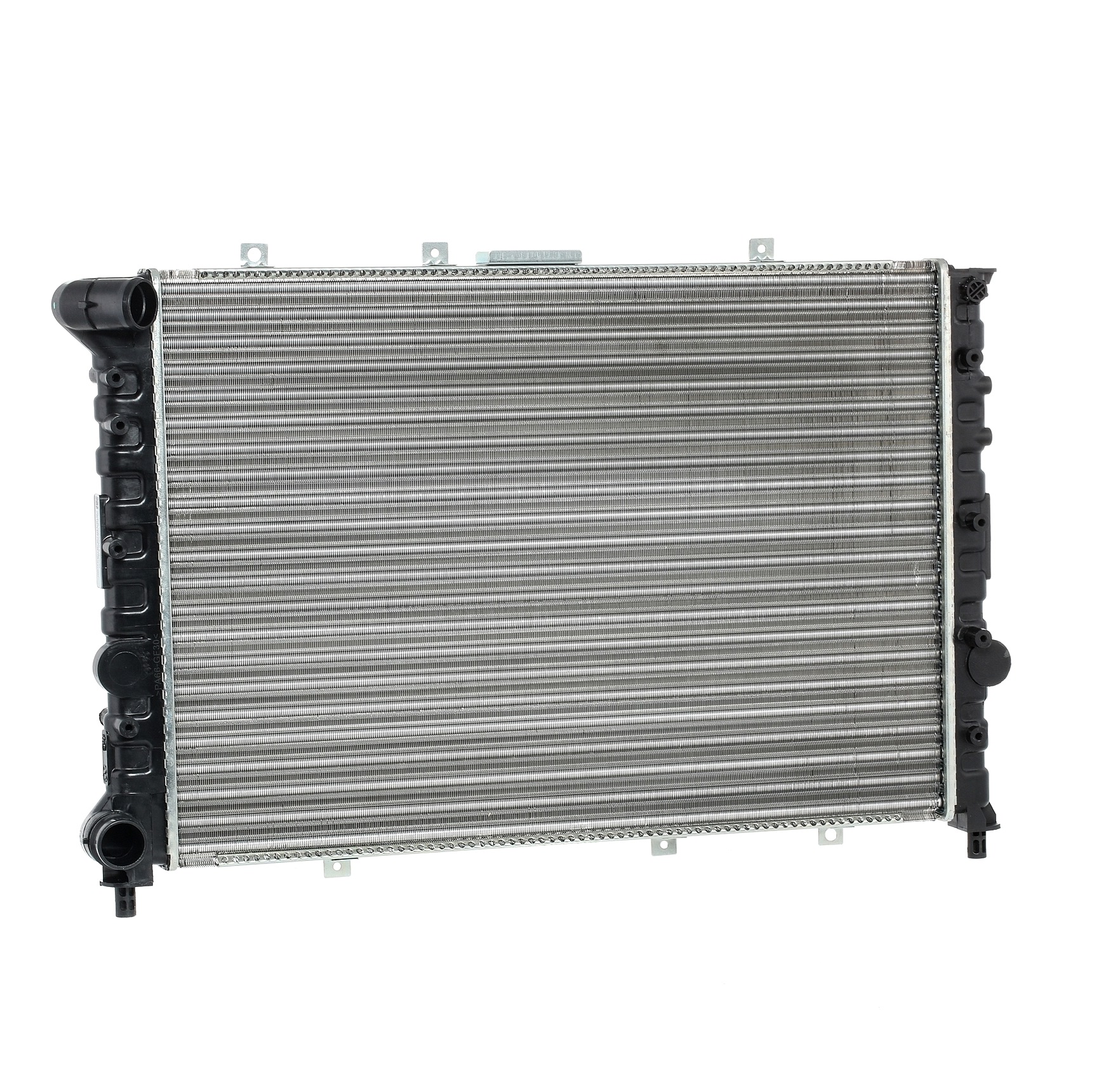 470R0018 RIDEX Radiators ALFA ROMEO Aluminium, Plastic, for vehicles with/without air conditioning x 580, 415 x 25 mm, Manual Transmission, Mechanically jointed cooling fins