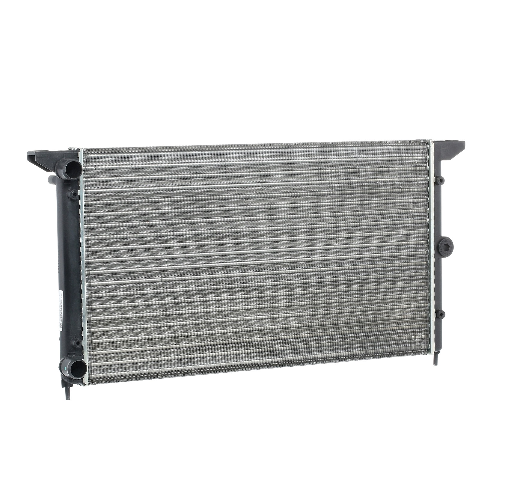 RIDEX 470R0180 Engine radiator Plastic, Aluminium, 645 x 378 x 34 mm, without frame, Mechanically jointed cooling fins
