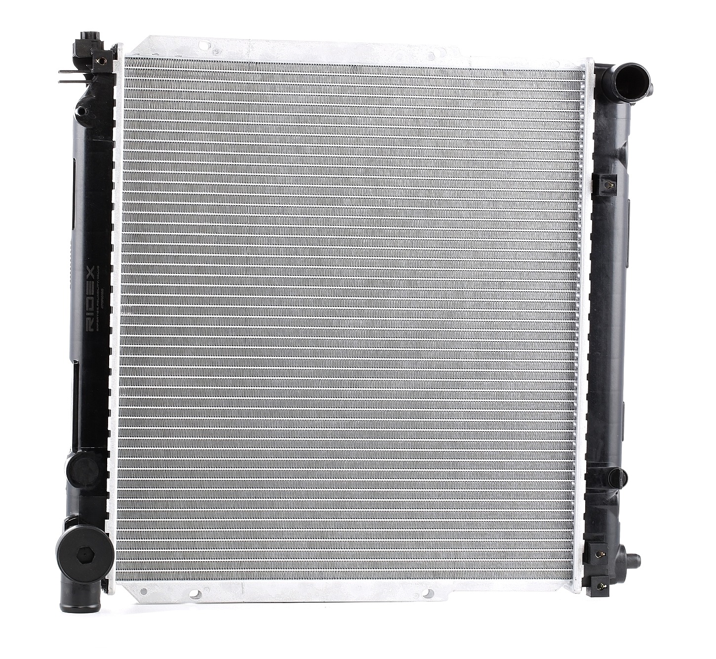 RIDEX 470R0185 Engine radiator Aluminium, Plastic, Brazed cooling fins