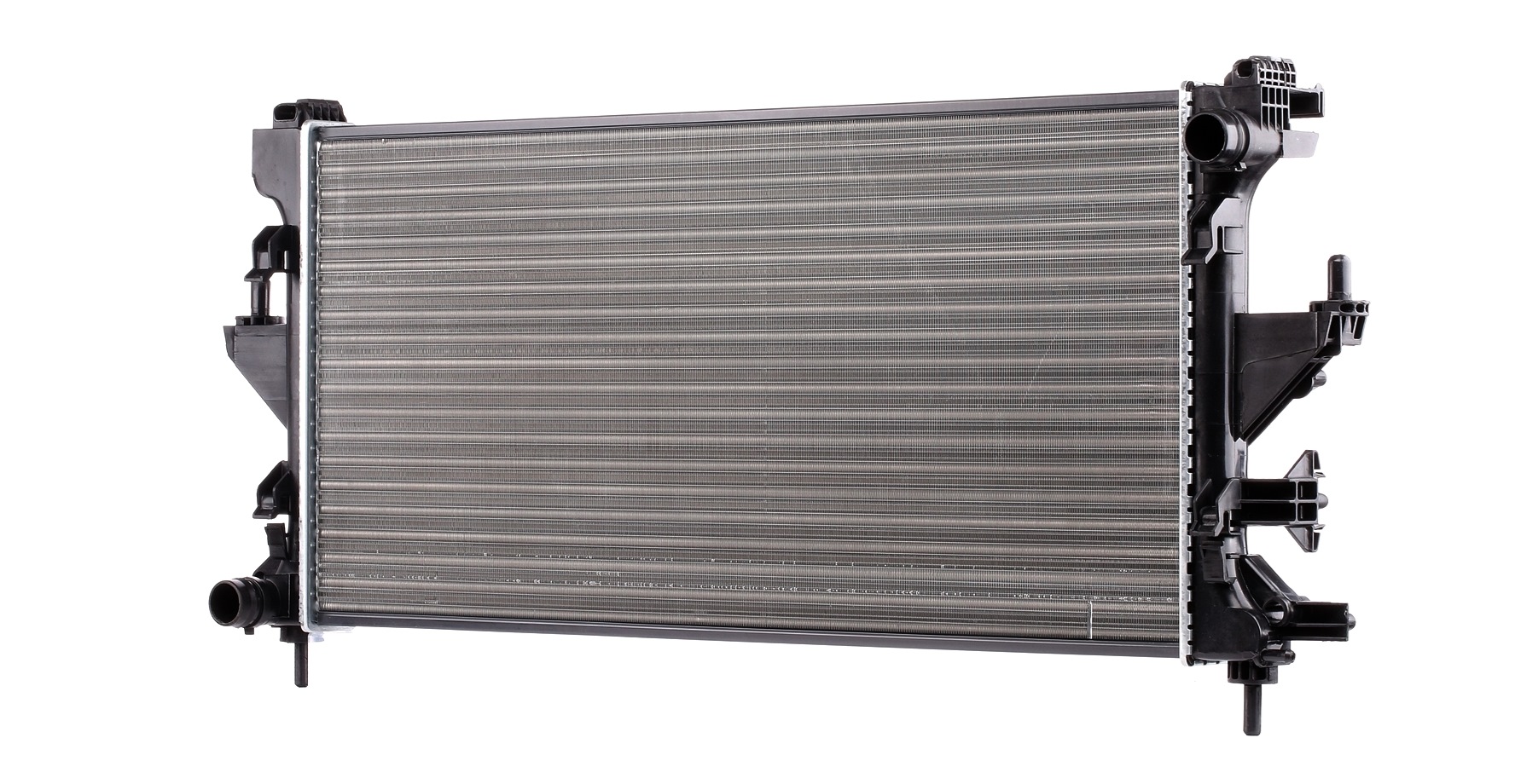 RIDEX 470R0188 Engine radiator Aluminium, Plastic, for vehicles with/without air conditioning, for vehicles with automatic climate control, Manual Transmission