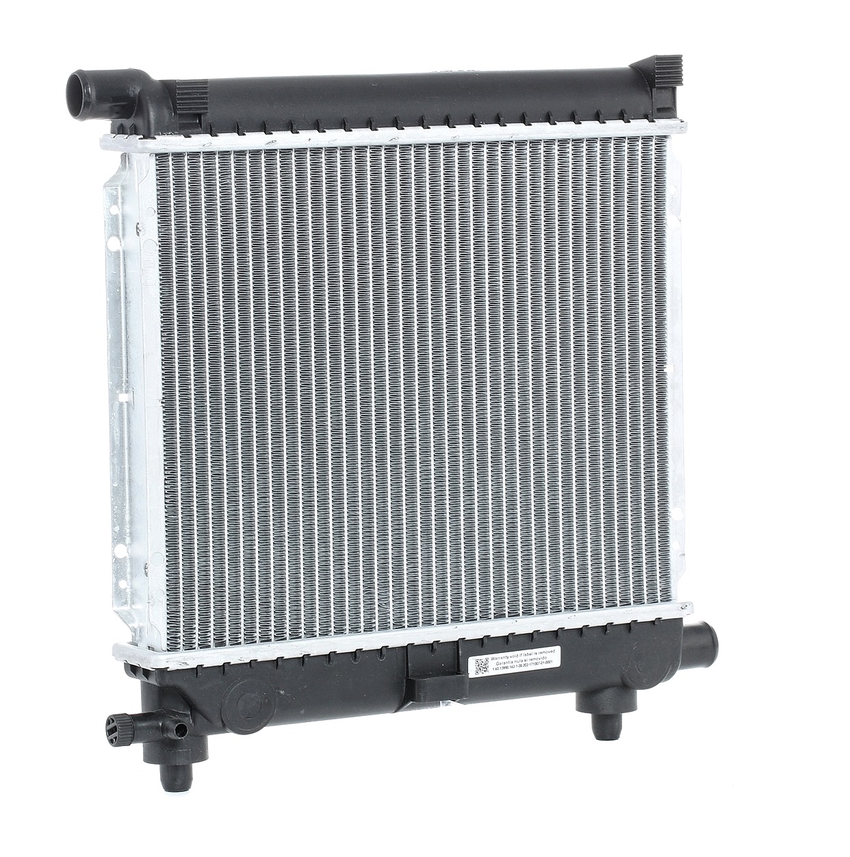 RIDEX 470R0249 Engine radiator for vehicles without air conditioning, Manual Transmission