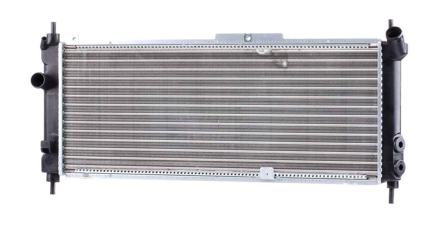 RIDEX 470R0328 Engine radiator Aluminium, 680 x 270 x 23 mm, without frame, Mechanically jointed cooling fins