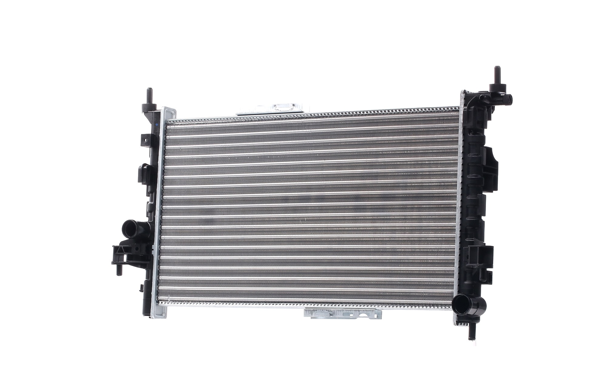 RIDEX 470R0231 Engine radiator Aluminium, Plastic, for vehicles with air conditioning, for vehicles with/without air conditioning, Manual Transmission