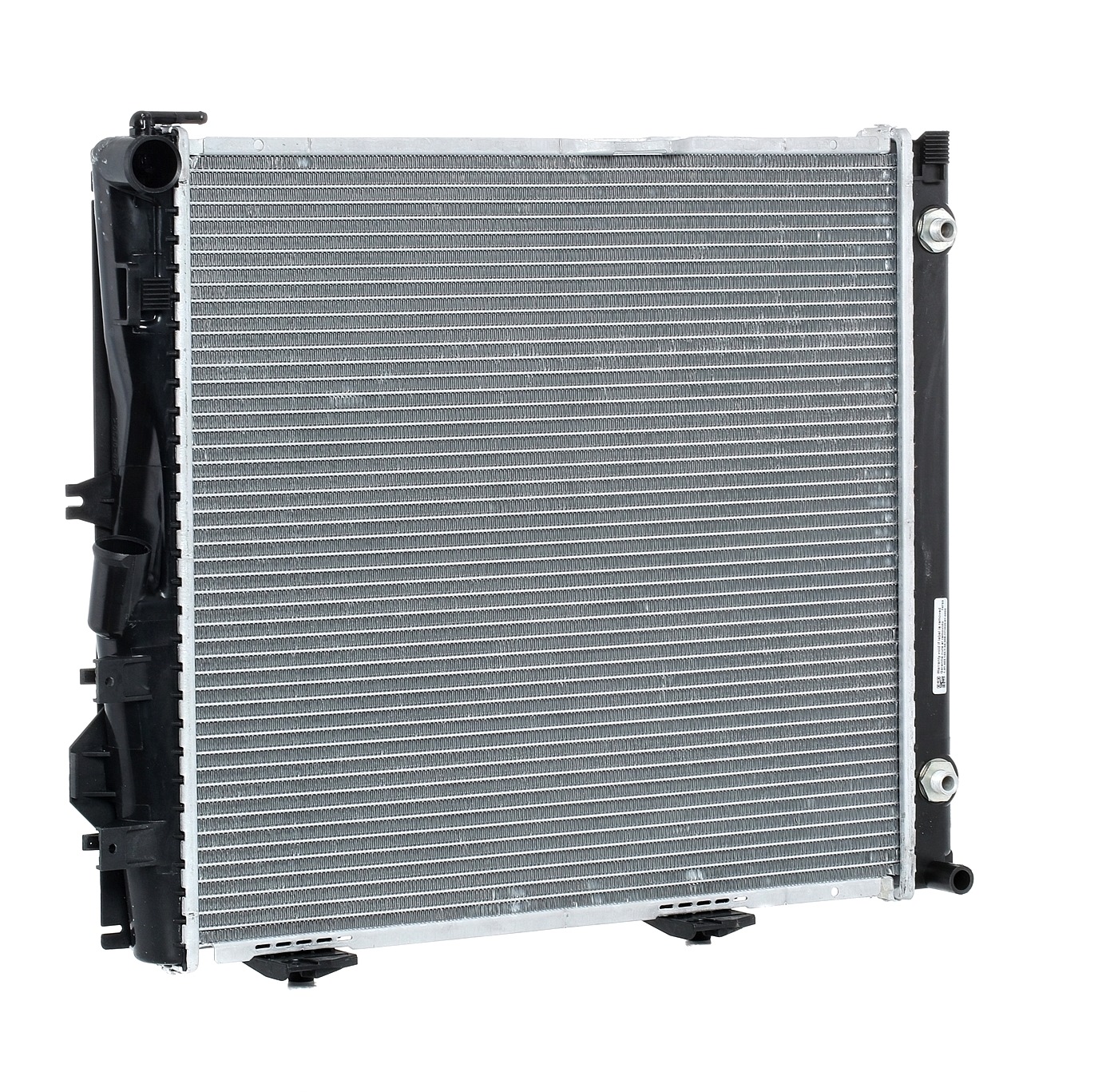 RIDEX 470R0178 Engine radiator for vehicles with air conditioning, for vehicles with automatic climate control, 531 x 488 x 36 mm, Manual Transmission, Automatic Transmission