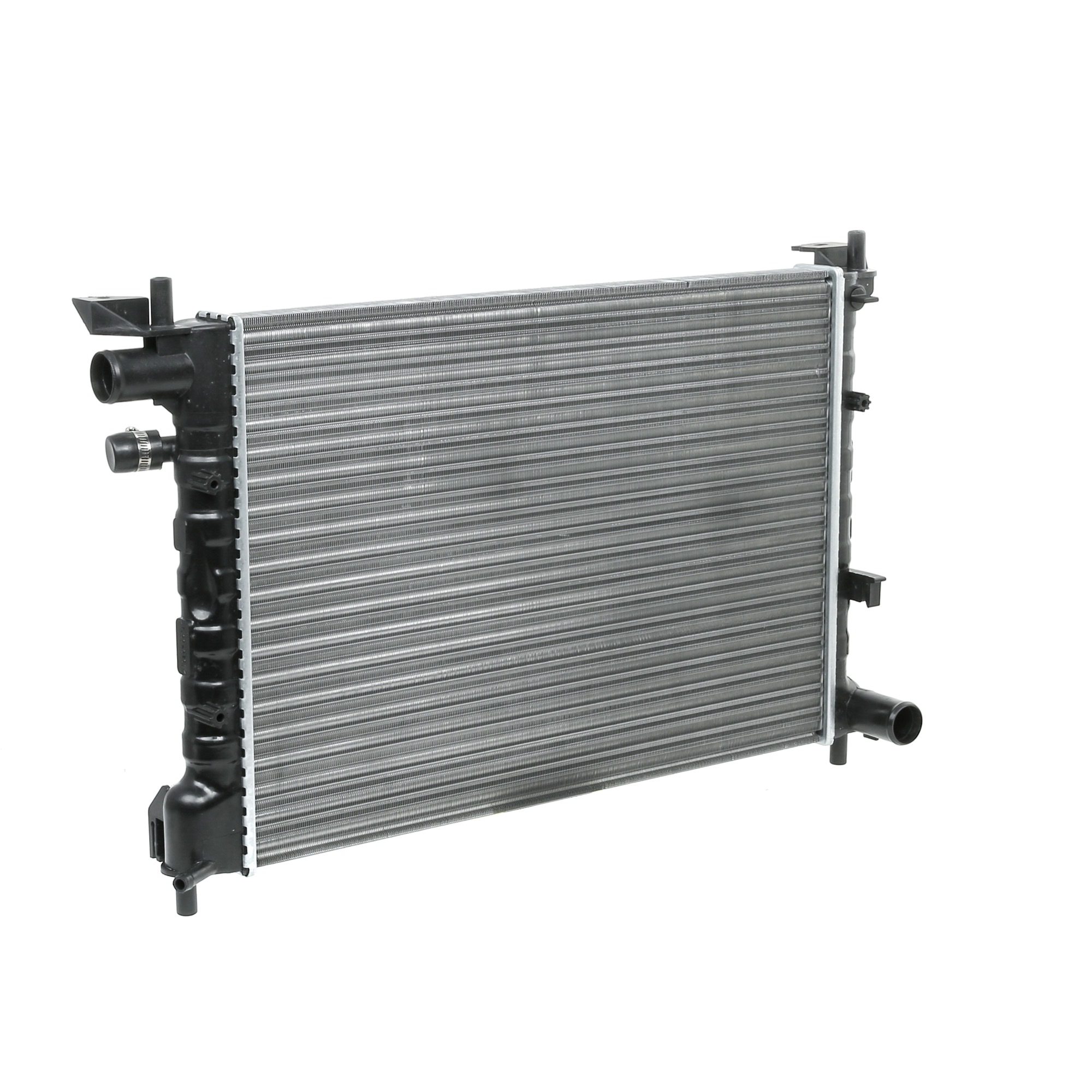 RIDEX 470R0325 Engine radiator Aluminium, Plastic, for vehicles with air conditioning, Manual Transmission