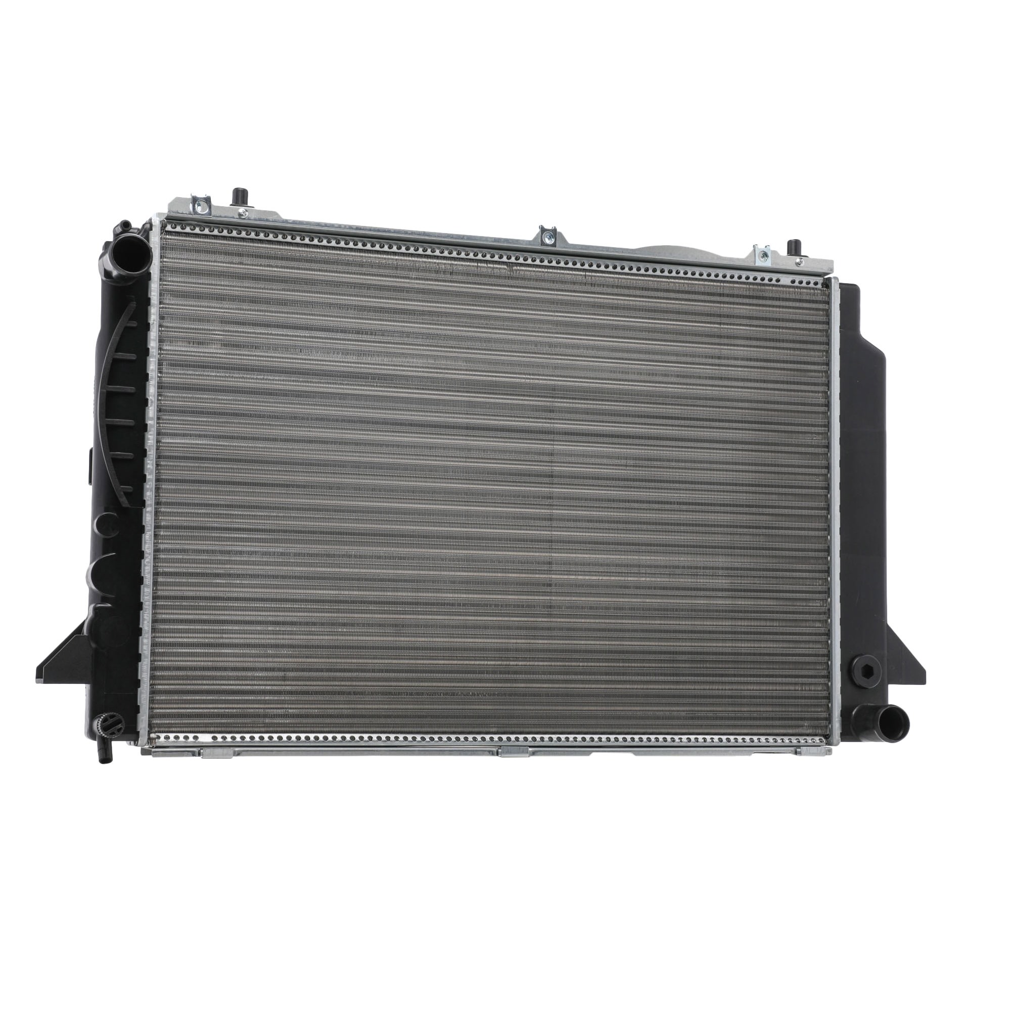 RIDEX 470R0390 Engine radiator Aluminium, for vehicles with/without air conditioning, Manual Transmission