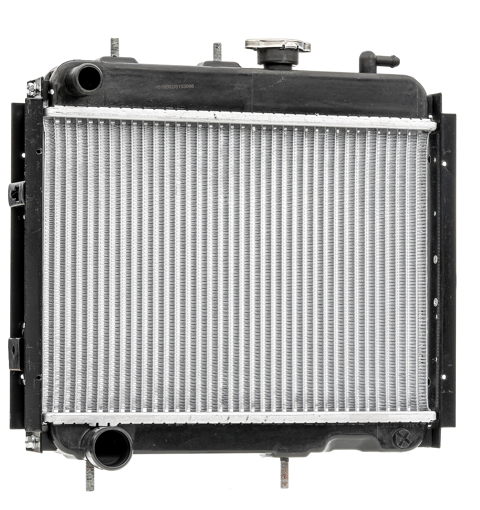 RIDEX 470R0293 Engine radiator 260 x 390 x 40 mm, Brazed cooling fins