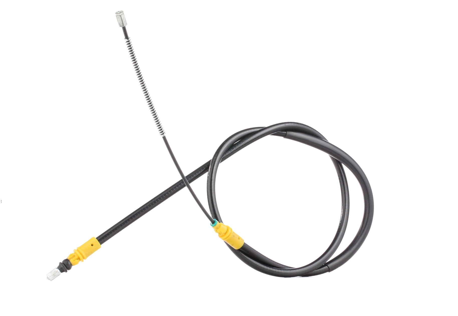 RIDEX 124C0164 Hand brake cable Right Rear, Left Rear, 1443/1125mm, Drum Brake, for vehicles with drum brakes on the rear axle, for parking brake