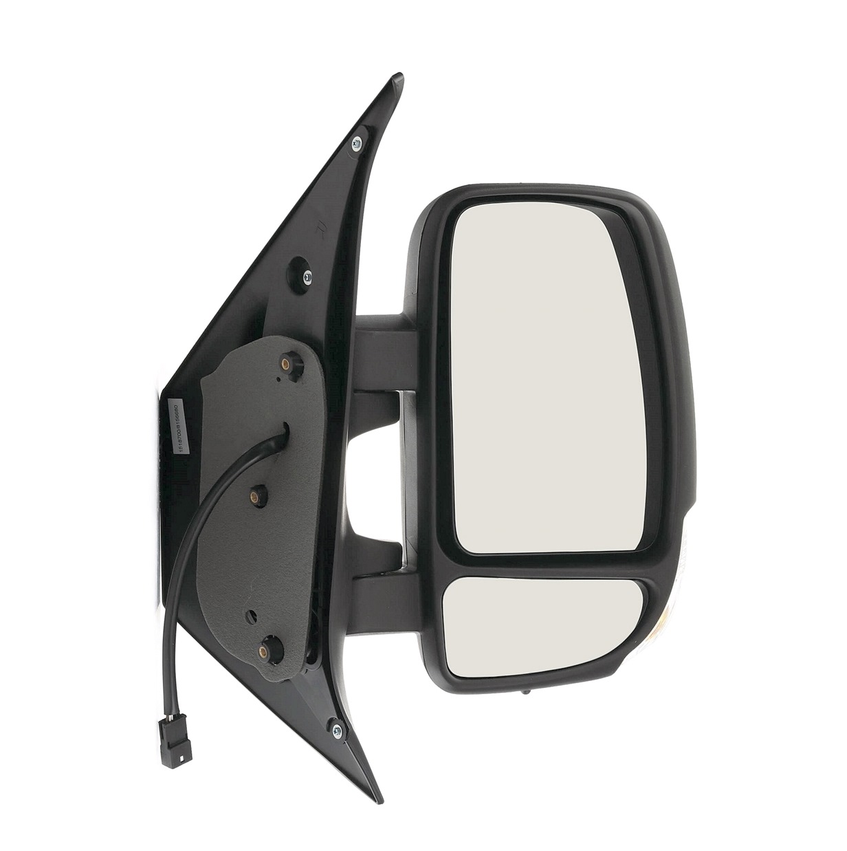 RIDEX 50O0152 OPEL Rückspiegel rechts, schwarz, für elektr.Spiegelverstellung, konvex, beheizbar, mit Weitwinkelspiegel, mit Temperatursensor