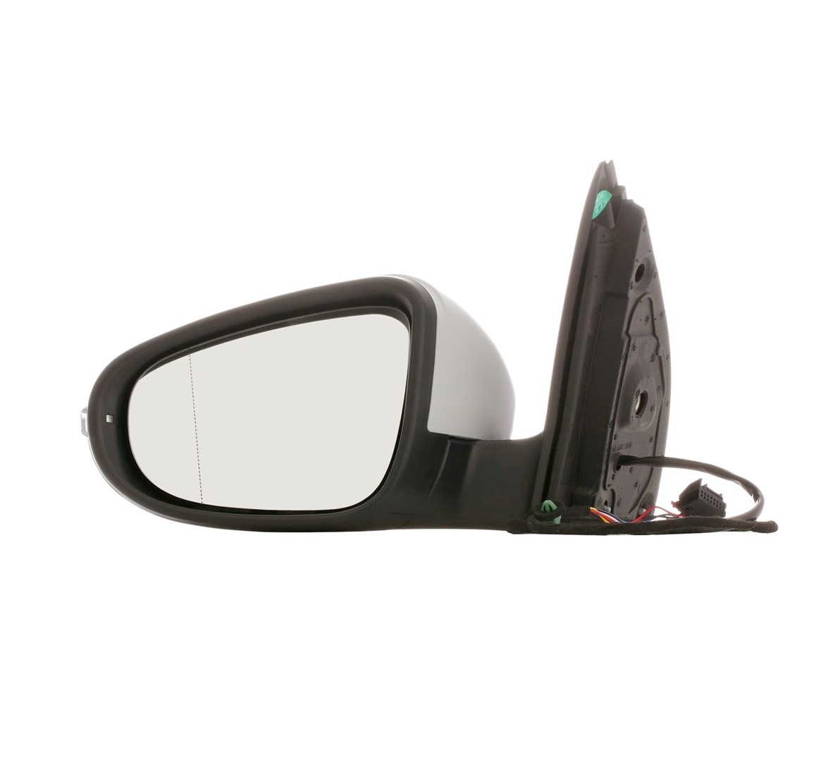 RIDEX Left, primed, Paintable, for electric mirror adjustment, Aspherical, Heatable Side mirror 50O0049 buy