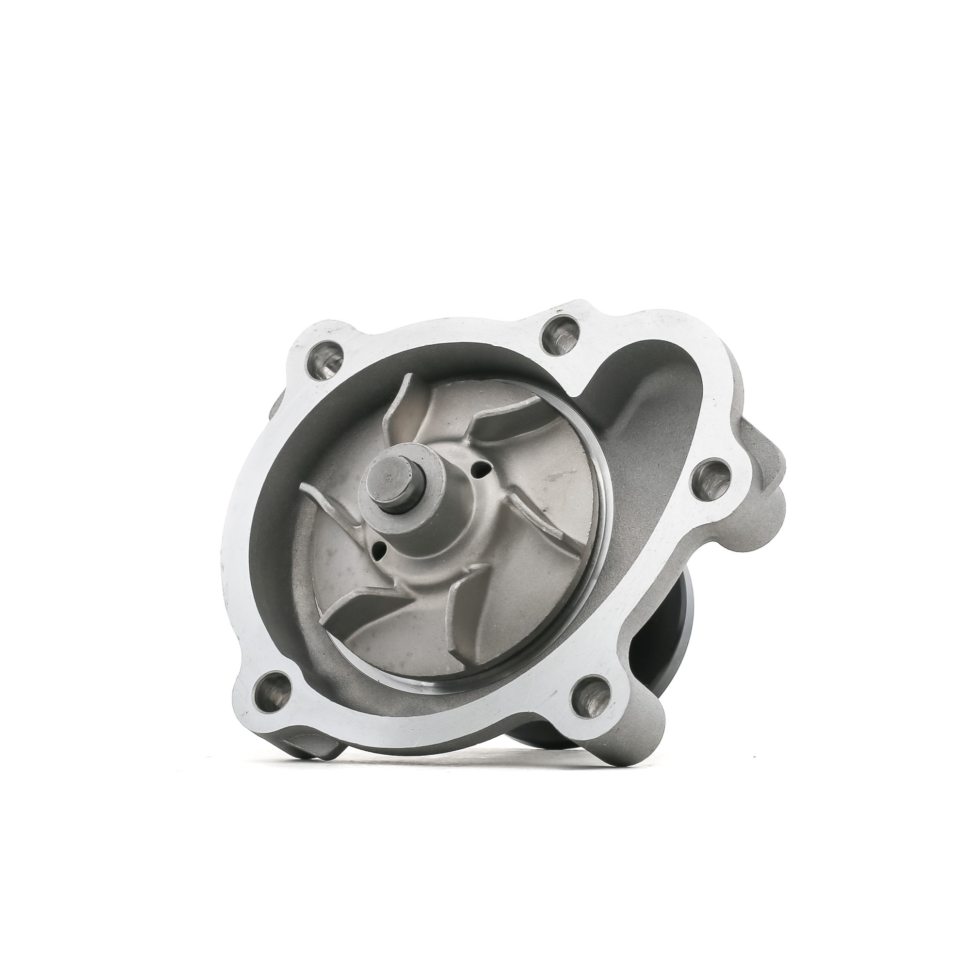 RIDEX 1260W0136 Water pump Cast Aluminium, without belt pulley, with seal, with bolts/screws, Mechanical, Metal impeller