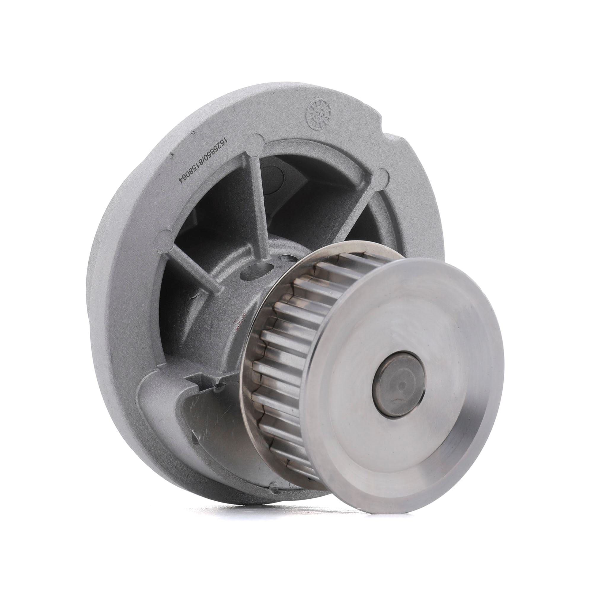 RIDEX 1260W0137 Water pump Number of Teeth: 23, Cast Aluminium, with seal ring, Plastic, Belt Pulley Ø: 57,2 mm