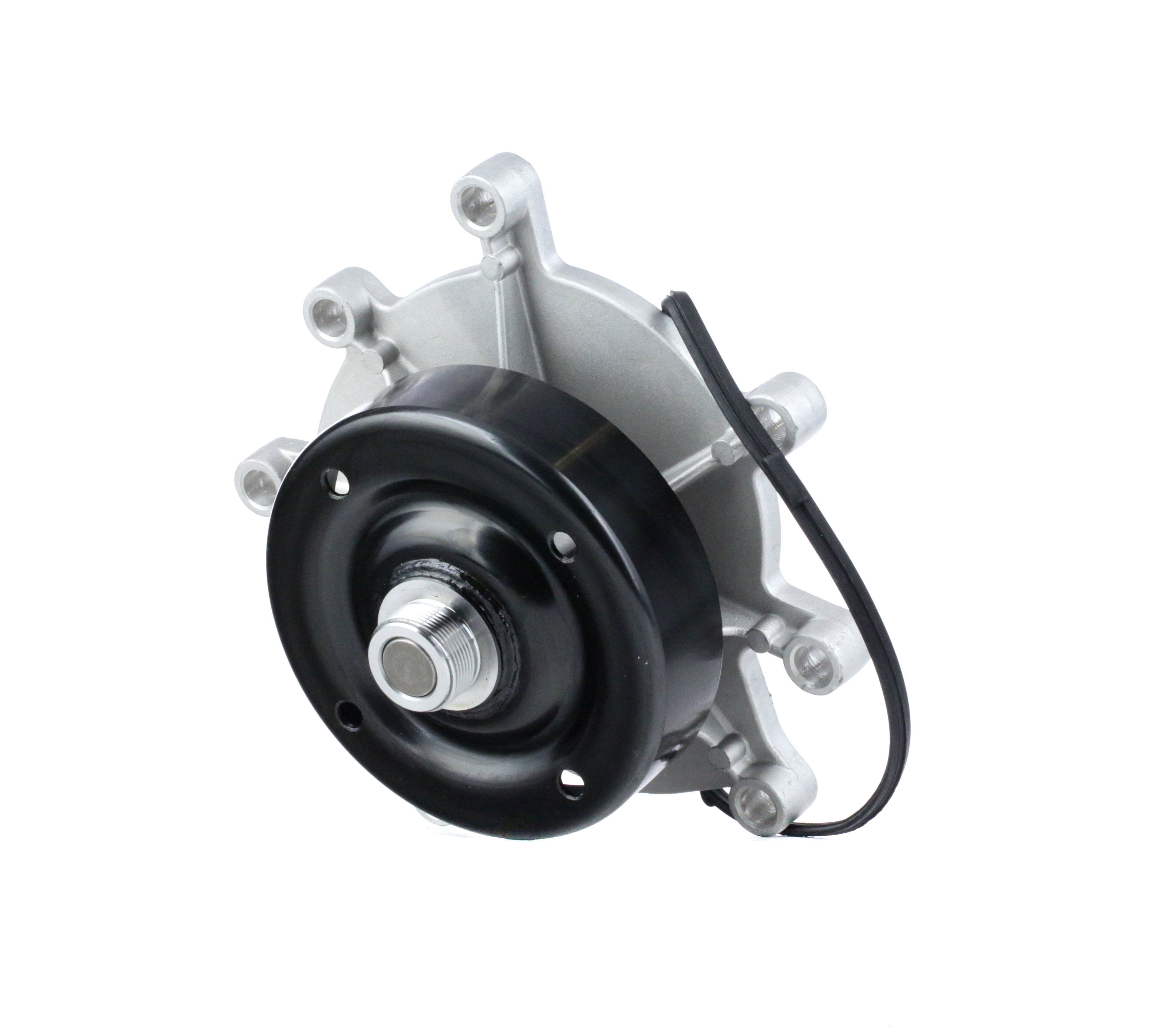 RIDEX 1260W0221 Water pump Cast Aluminium, with belt pulley, with seal, Mechanical, Water Pump Pulley Ø: 137 mm, for v-ribbed belt use