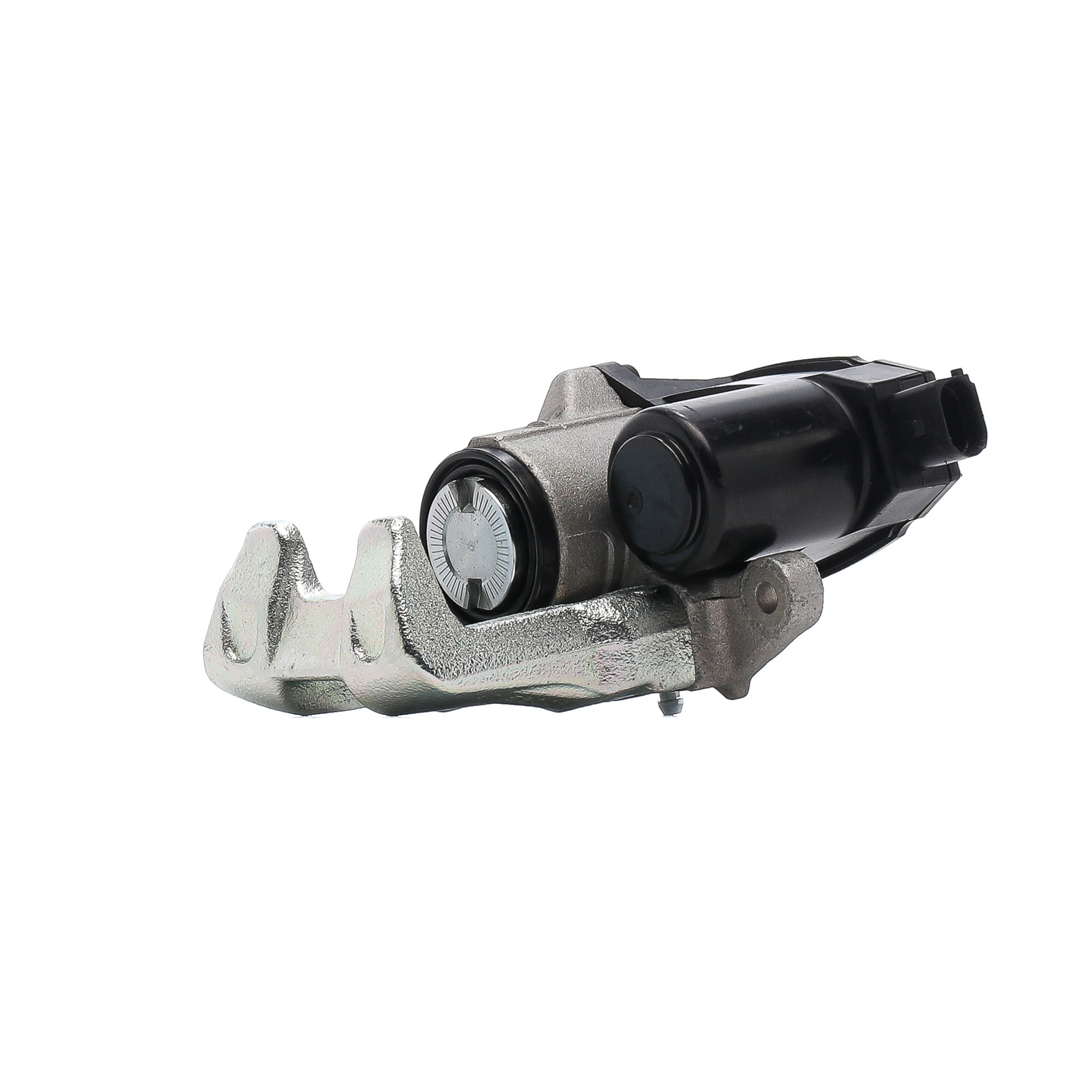 BUDWEG CALIPER 344496 Brake caliper behind the axle, Rear Axle Left, with electric motor