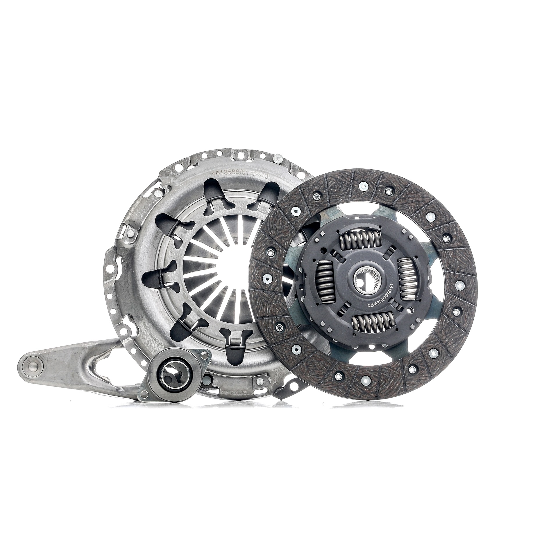 RIDEX 479C0138 Clutch kit with clutch disc, with clutch release bearing, with release fork, 220mm
