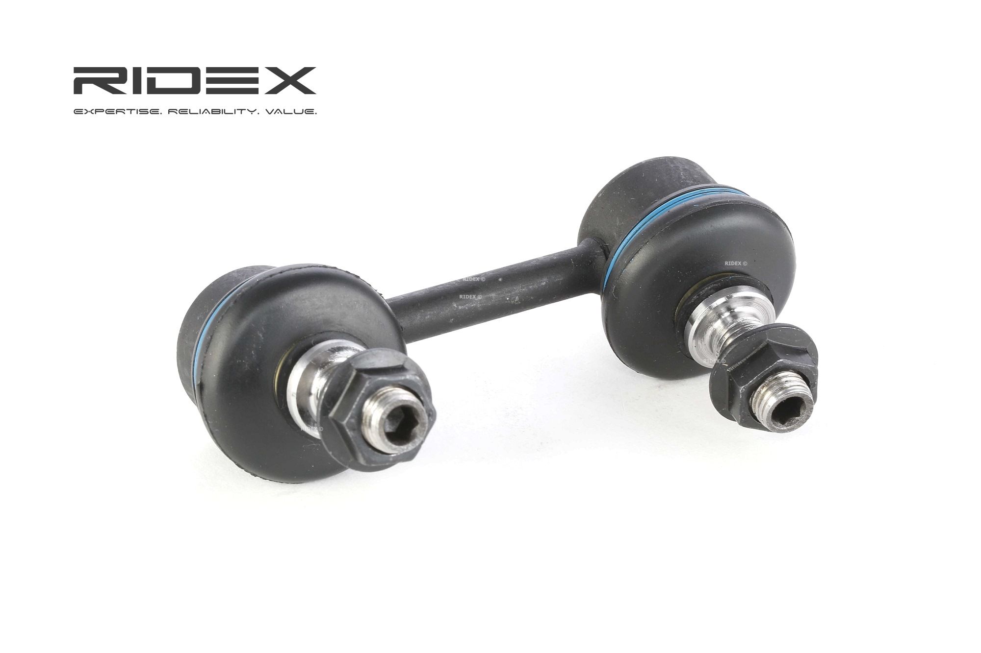 RIDEX 3229S0347 Anti-roll bar link Right, Front Axle, 72mm, M10X1.25