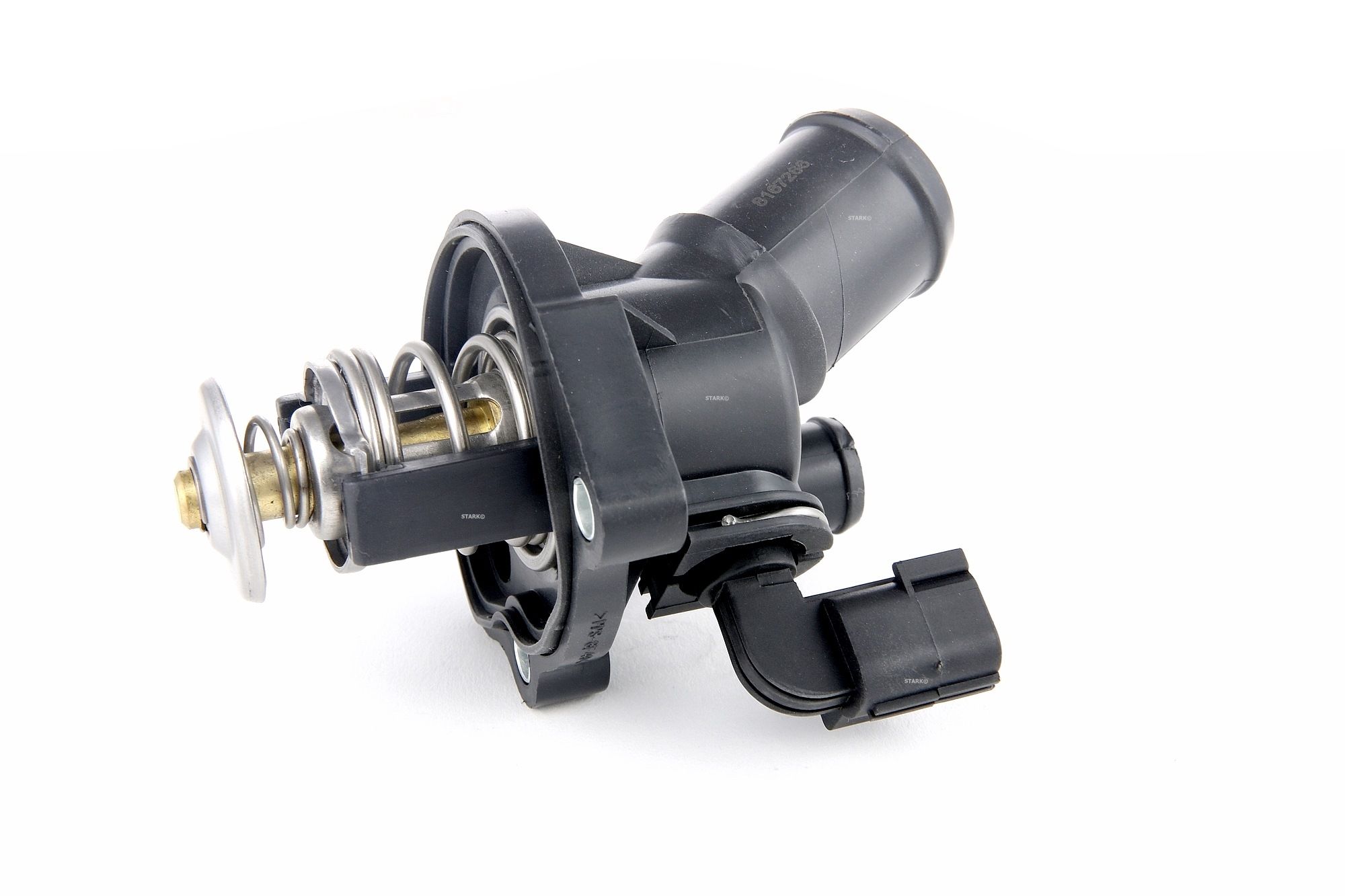STARK SKTC-0560101 Engine thermostat Opening Temperature: 98°C, with seal, with sensor, Plastic, with housing