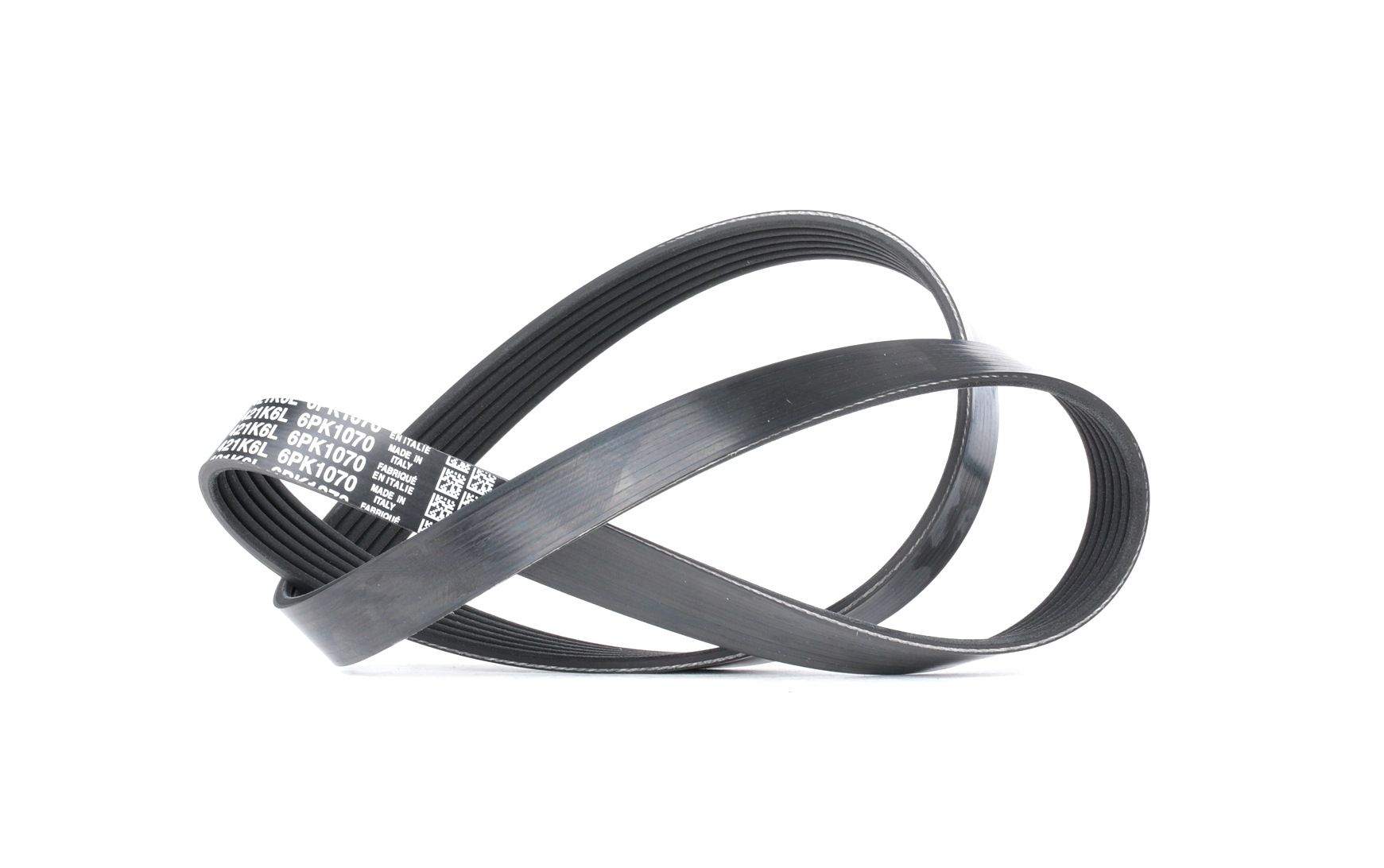 Image of DAYCO V-ribbed belt VW,AUDI,SKODA 6PK1070 03L903137T,3L903137T,6x1070 Serpentine belt,Auxiliary belt,Poly V-belt,Ribbed belt,Multi V-belt,Poly belt
