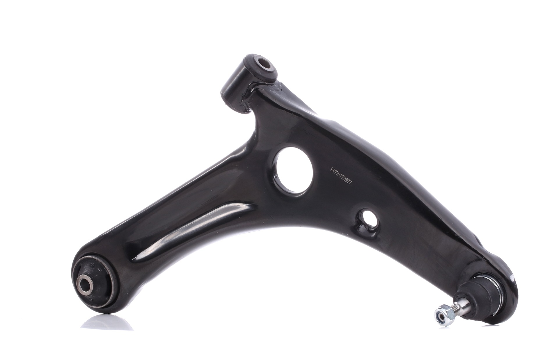RIDEX 273C0504 Suspension arm with accessories, Front Axle Right, Lower, Right, outer, Control Arm, Sheet Steel, Cone Size: 18 mm