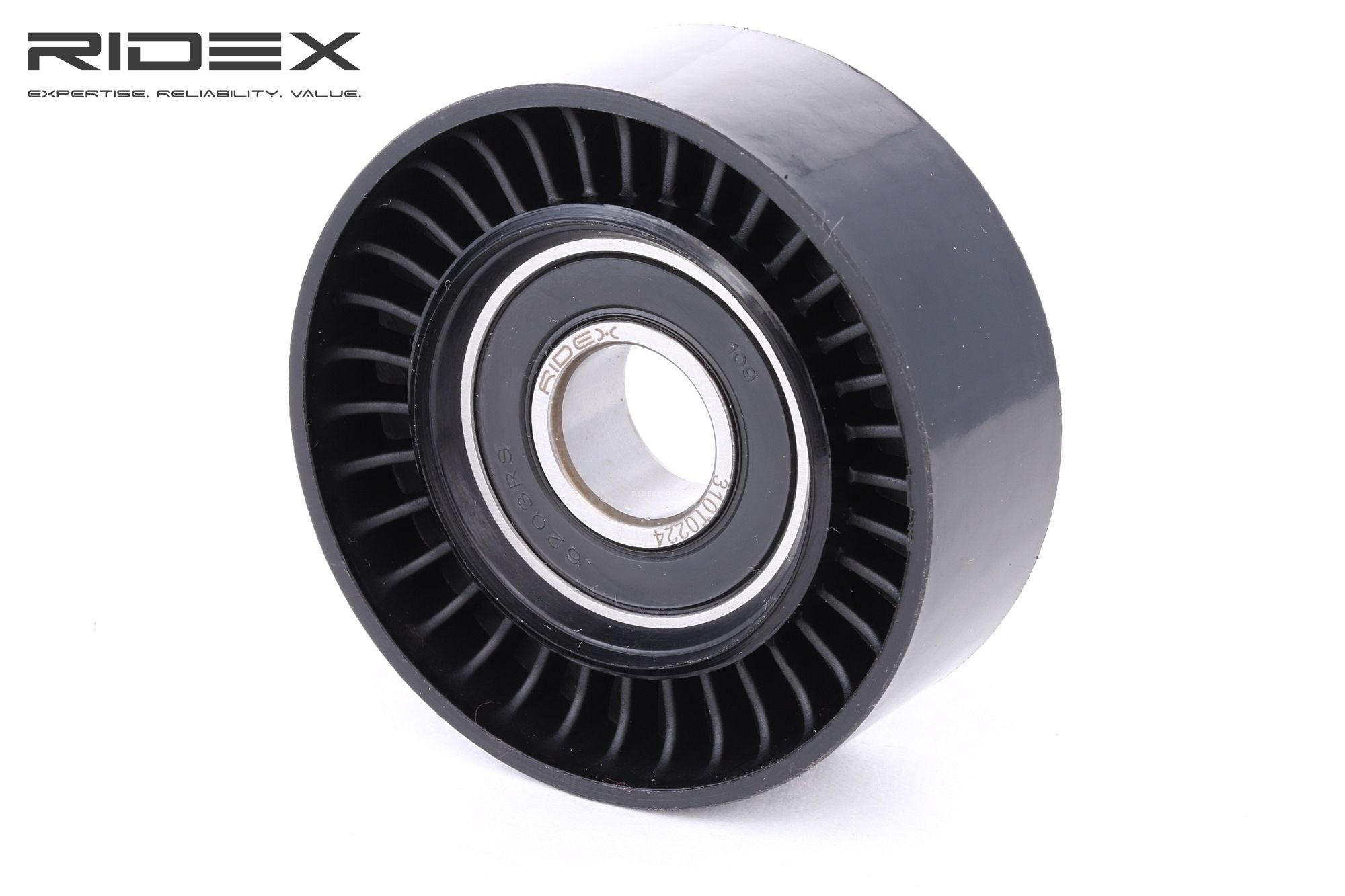 RIDEX 310T0224 Tensioner pulley, v-ribbed belt BMW E36 Convertible