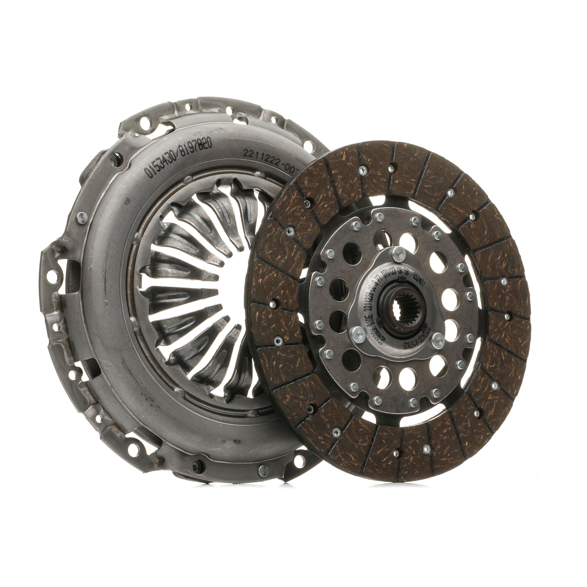 STARK SKCK-0100168 Clutch kit for engines with dual-mass flywheel, with clutch pressure plate, with clutch disc, without clutch release bearing, Requires special tools for mounting, Check and replace dual-mass flywheel if necessary., with automatic adjustment, 240mm