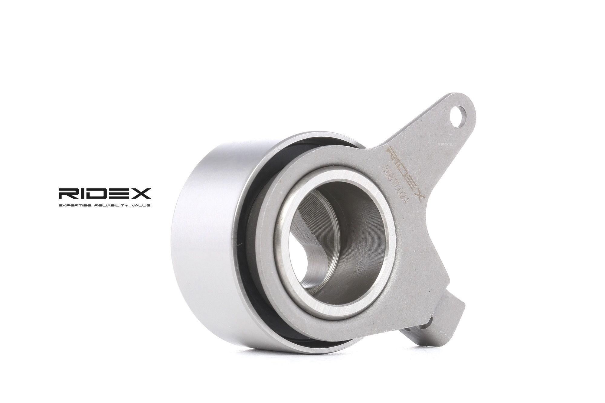 Timing belt tensioner pulley RIDEX 308T0024 - Mazda MX-5 Belts, chains, rollers spare parts order