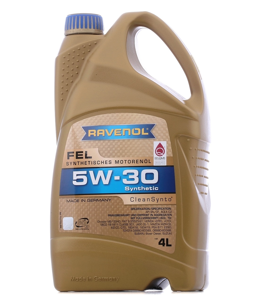 Aceite Ravenol 5w30 HLS SAE para gasolina y diésel
