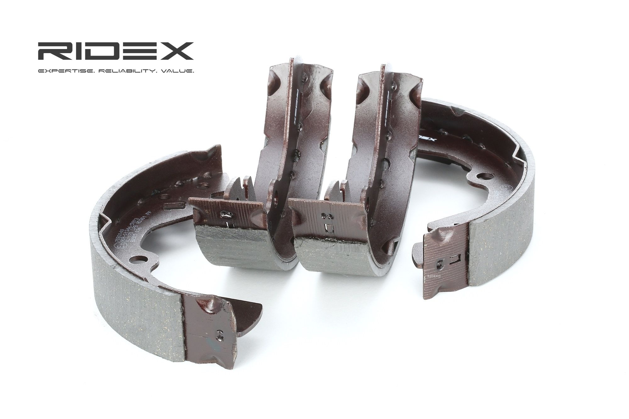 RIDEX Rear Axle, Ø: 228 x 41 mm, without lever Width: 41mm Brake Shoes 70B0049 buy