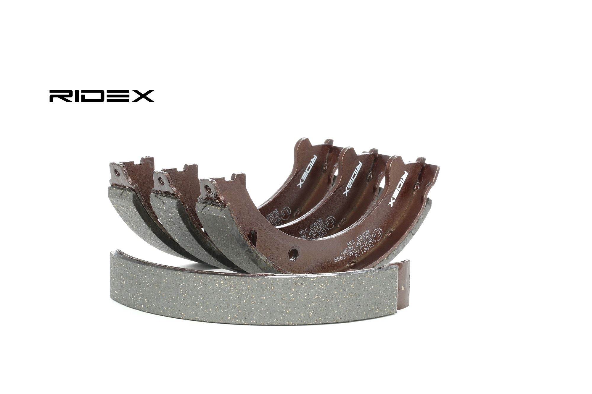 70B0134 Lisakomplekt, seisupiduriklotsid RIDEX 30666345