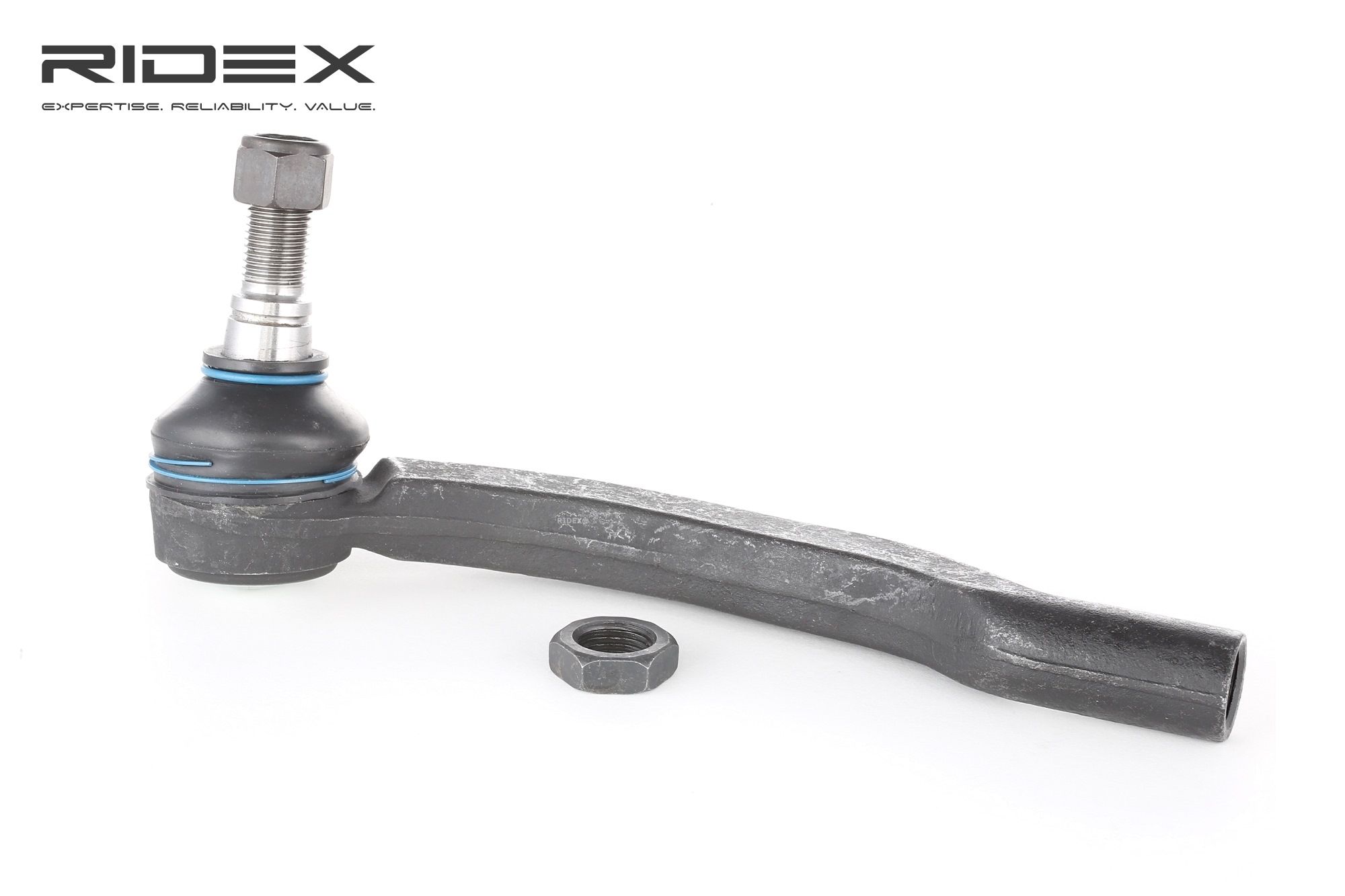 RIDEX 914T0267 Track rod end M14X1.5, Front Axle Right, outer