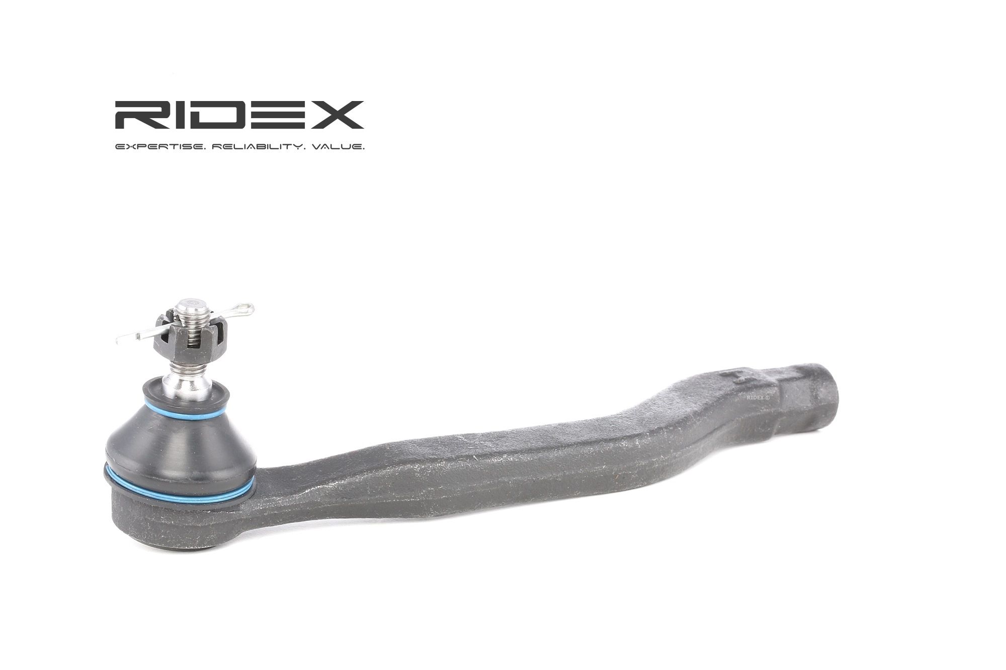 RIDEX 914T0178 Track rod end Cone Size 13,0 mm, M10 x 1,25 mm, Front Axle Right